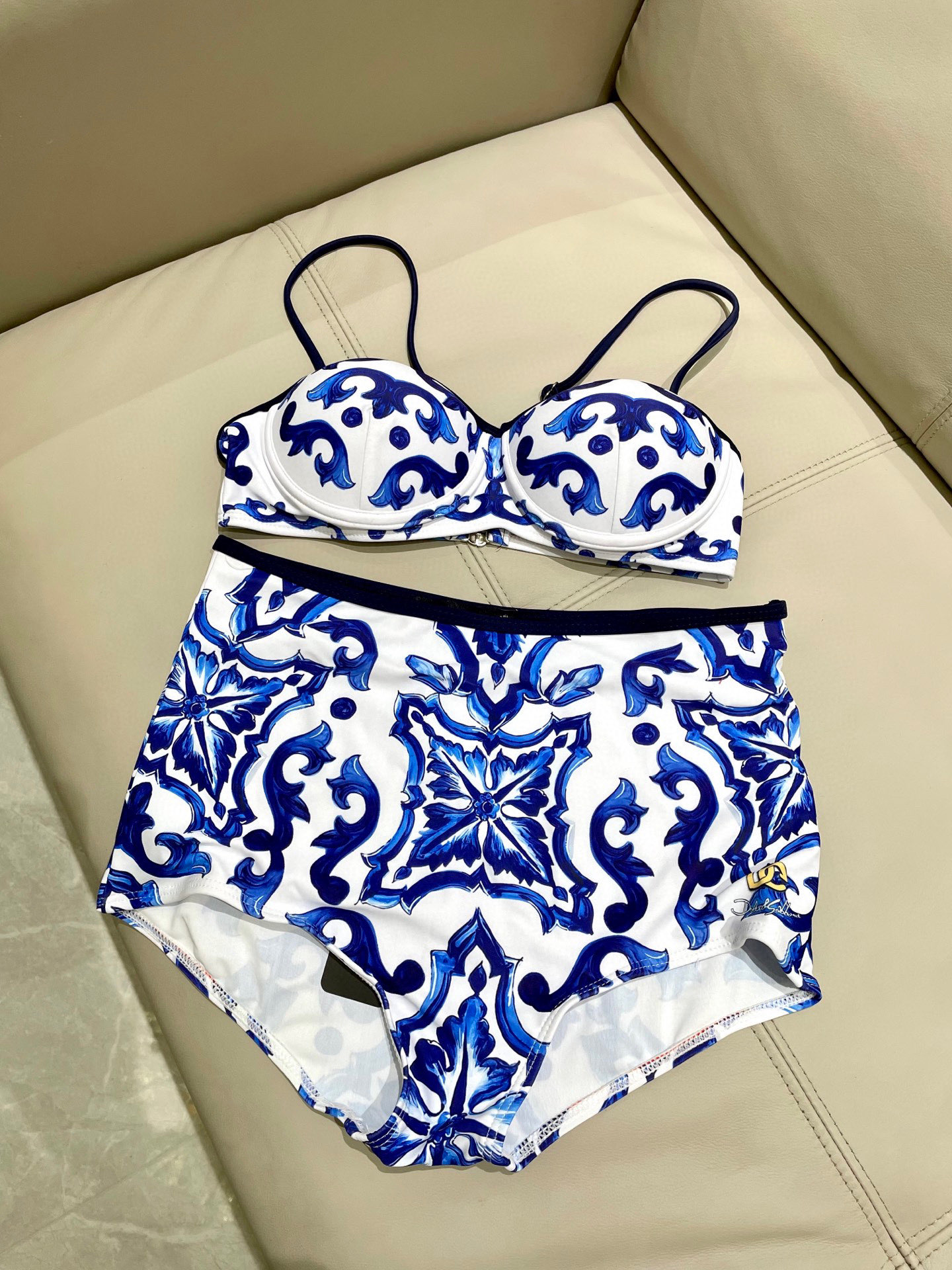 [TOP] Dolce & Gabbana DG Bikini Swimsuit - Blue