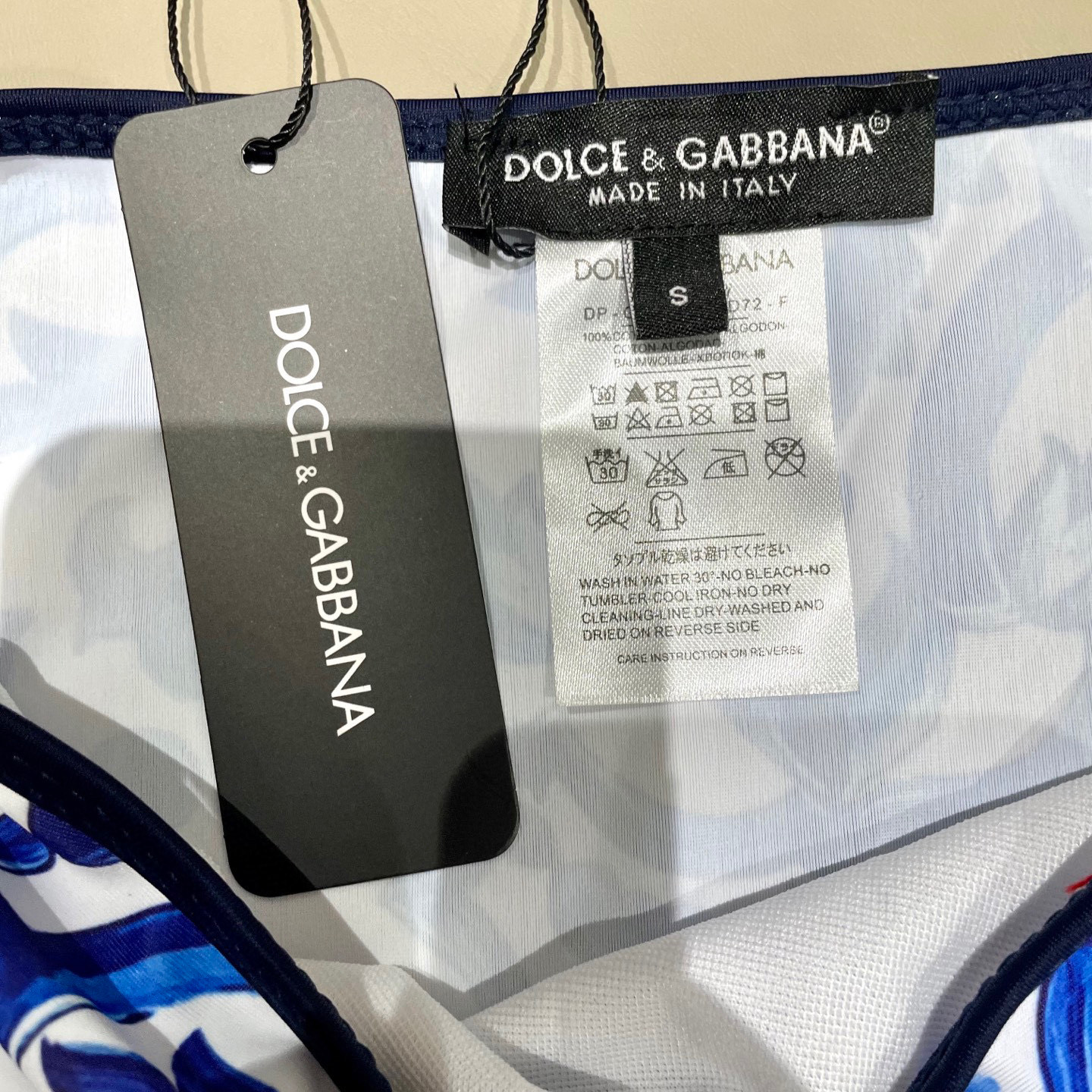 [TOP] Dolce & Gabbana DG Bikini Swimsuit - Blue