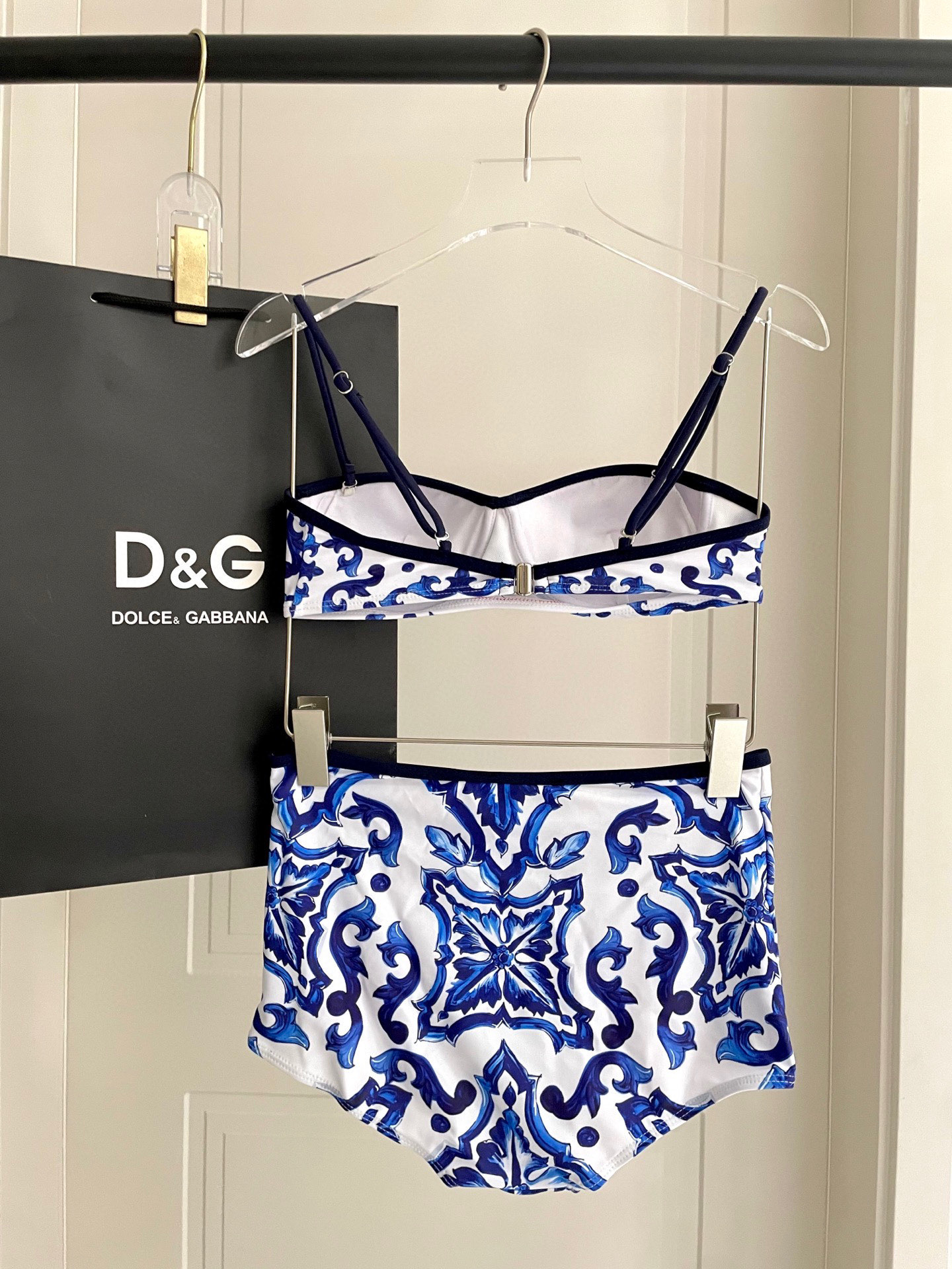 [TOP] Dolce & Gabbana DG Bikini Swimsuit - Blue
