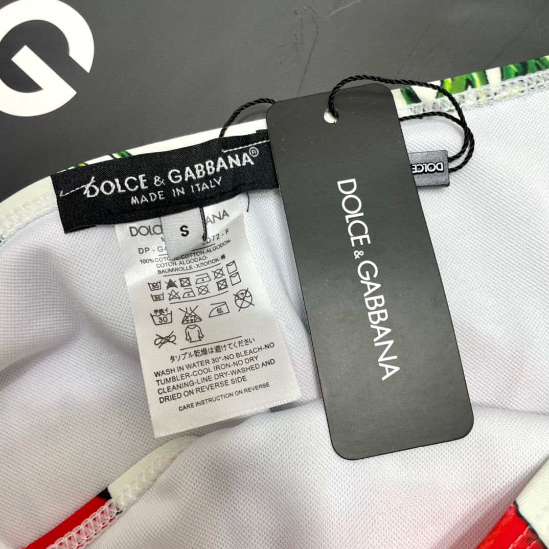 [TOP] Dolce & Gabbana DG Bikini Swimsuit - White