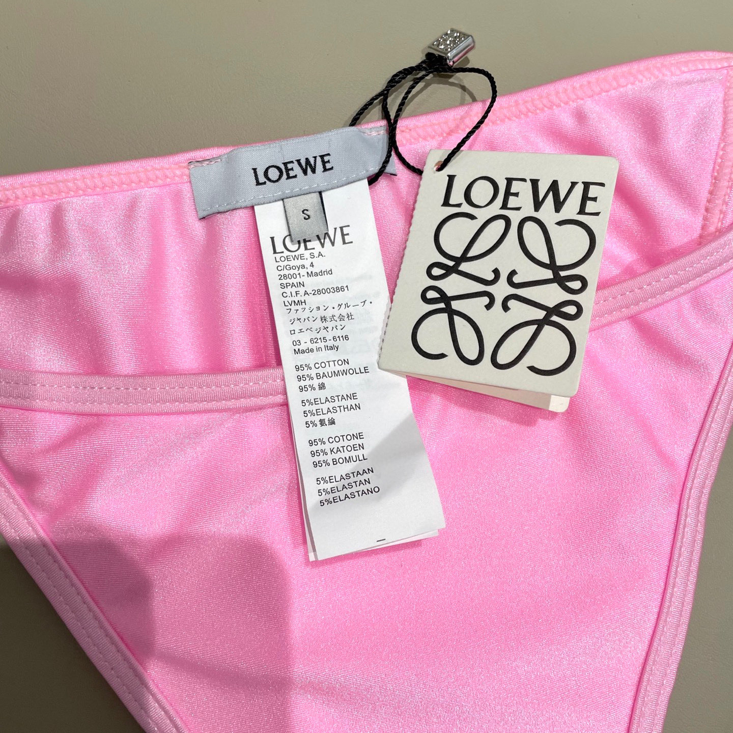 [TOP] LOEWE Bikini Swimsuit - Pink