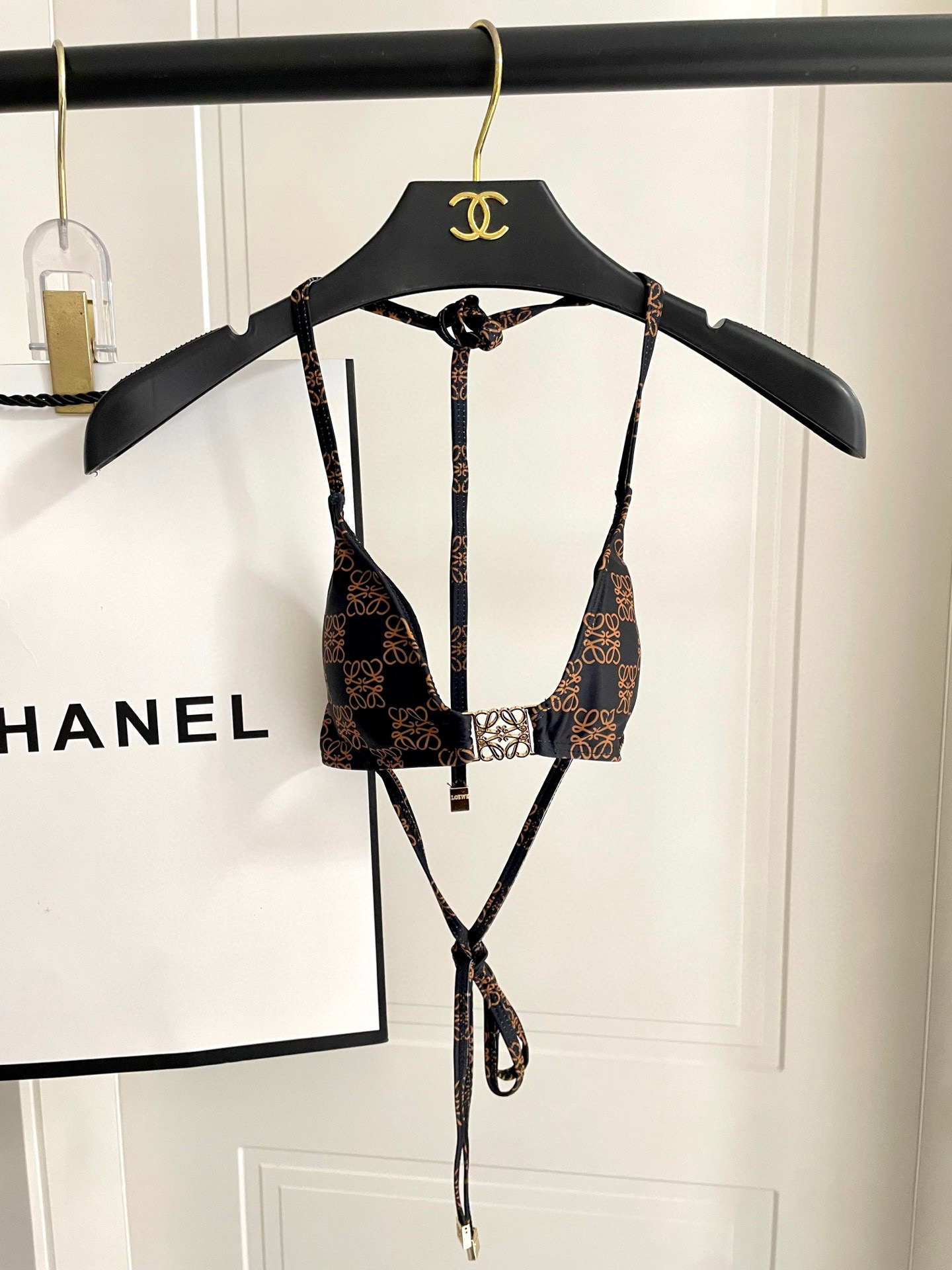 [TOP] LOEWE Bikini Swimsuit - Brown