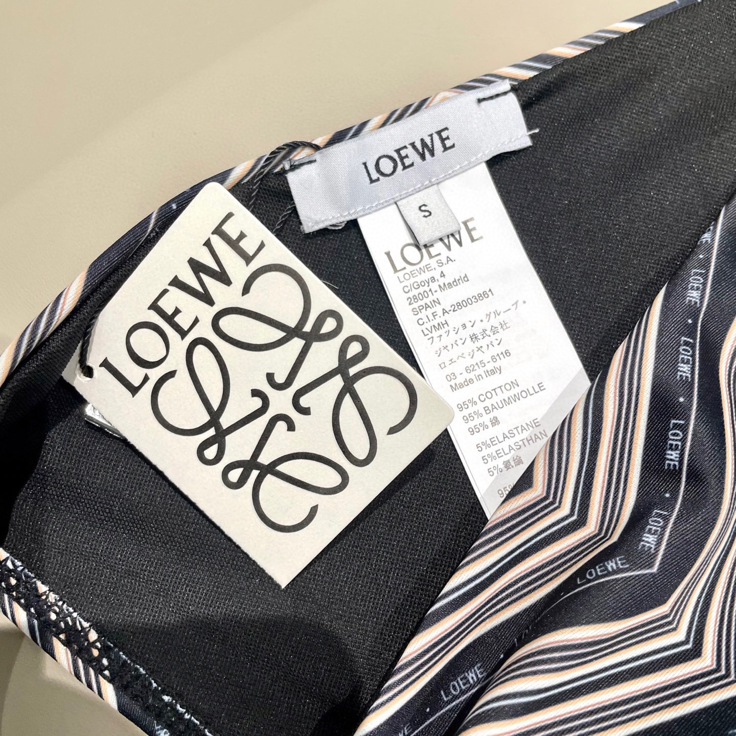 [TOP] LOEWE Bikini Swimsuit - Black