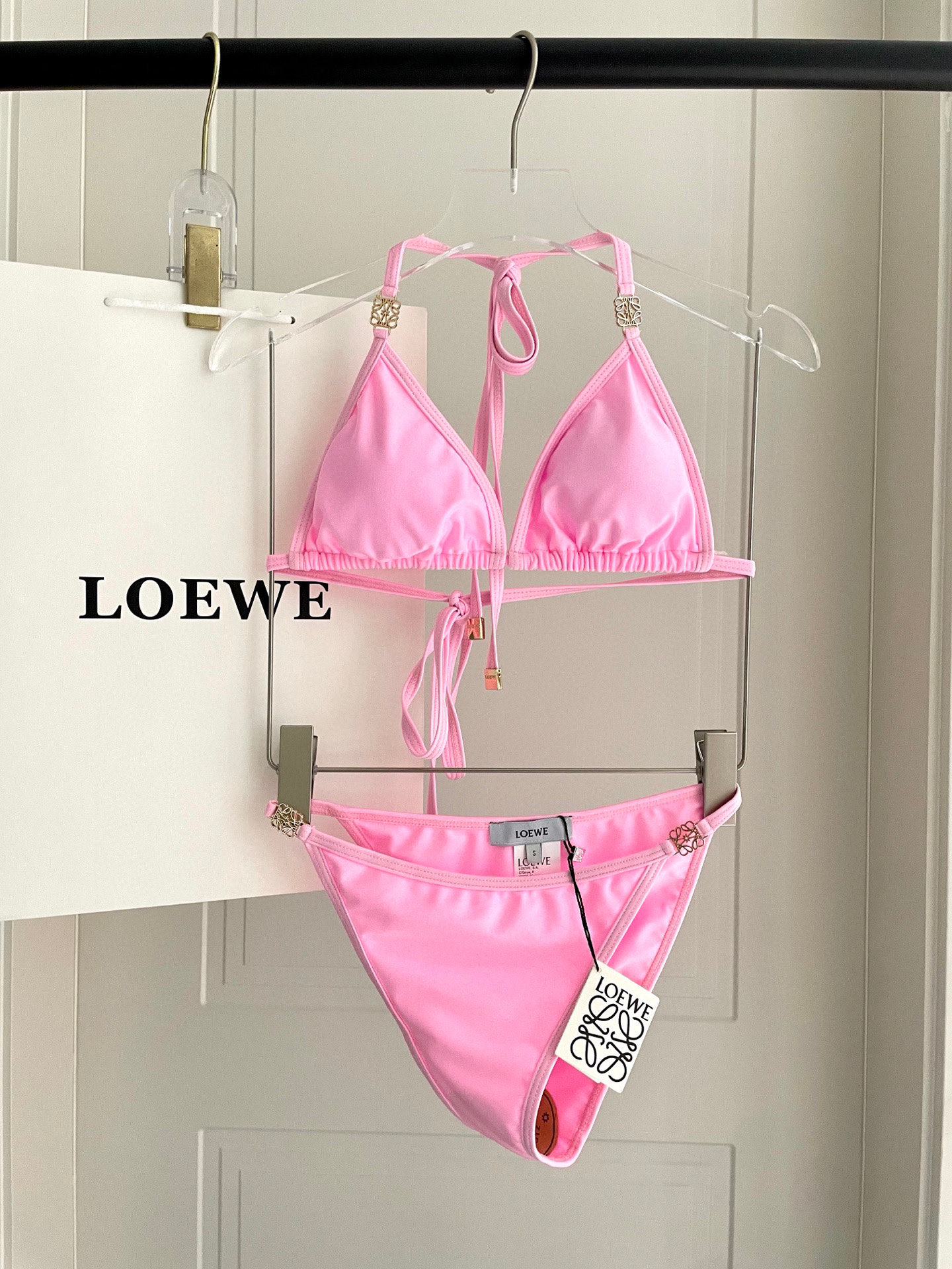 [TOP] LOEWE Bikini Swimsuit - Pink
