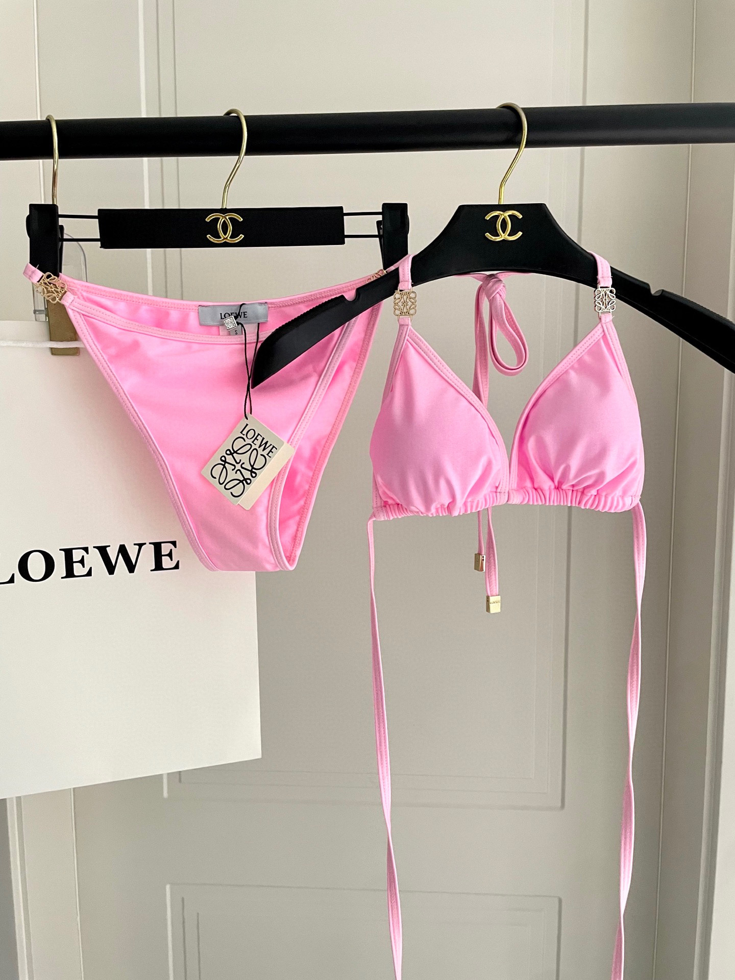 [TOP] LOEWE Bikini Swimsuit - Pink