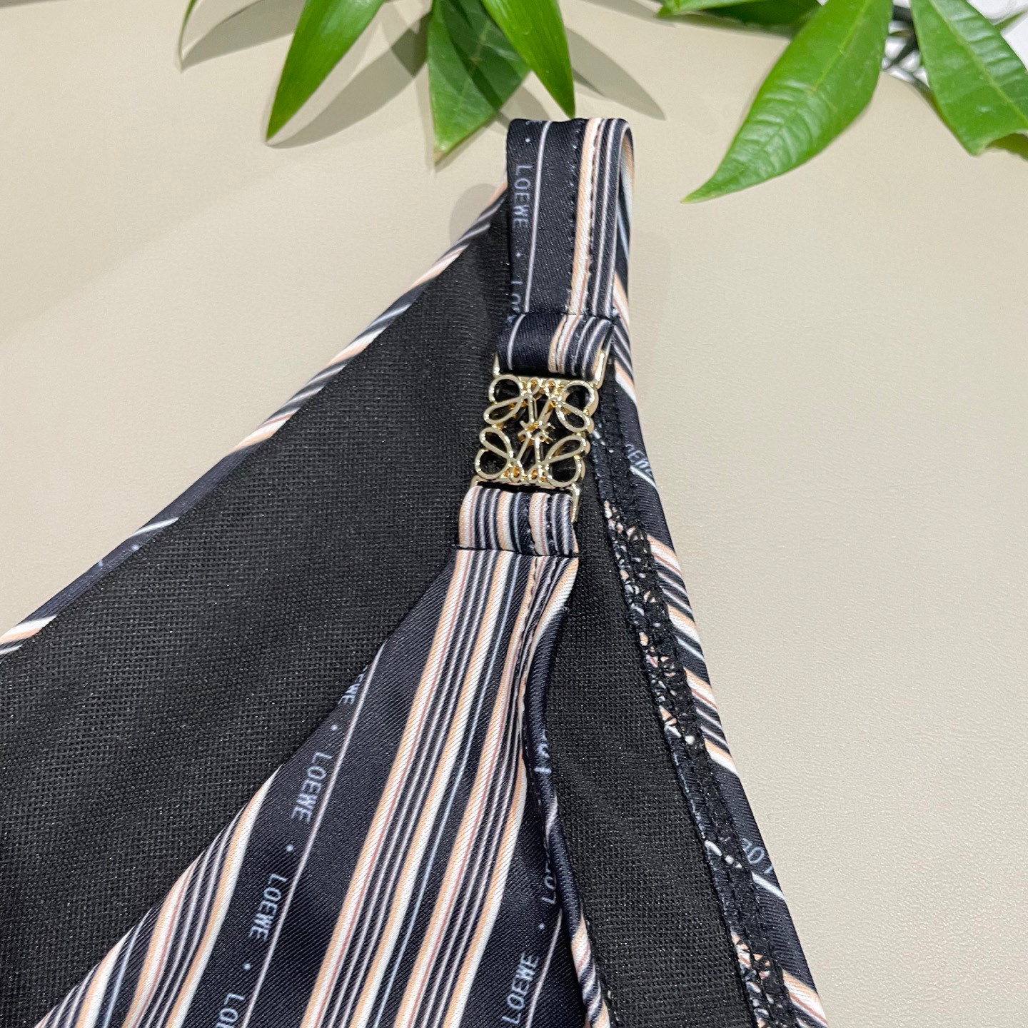 [TOP] LOEWE Bikini Swimsuit - Black