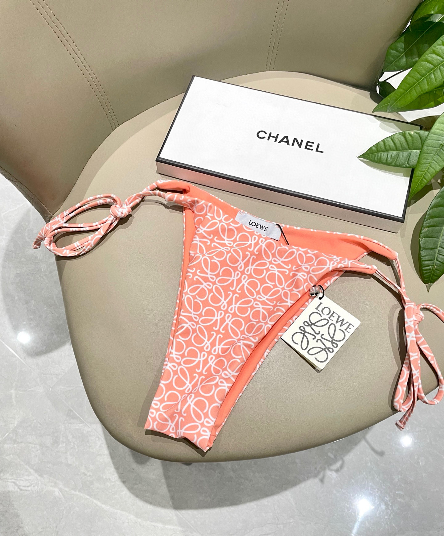 [TOP] LOEWE Bikini Swimsuit - Pink