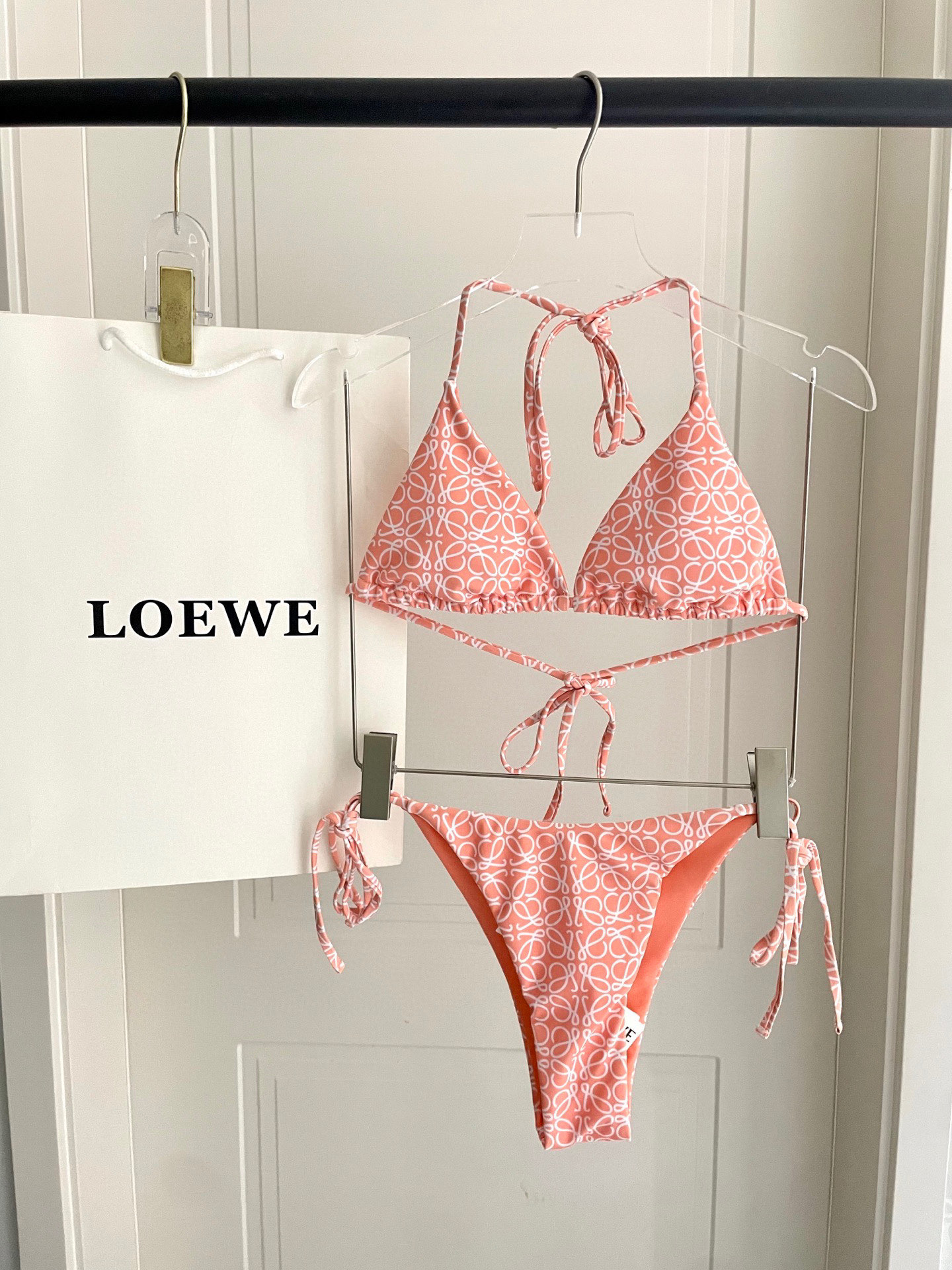 [TOP] LOEWE Bikini Swimsuit - Pink