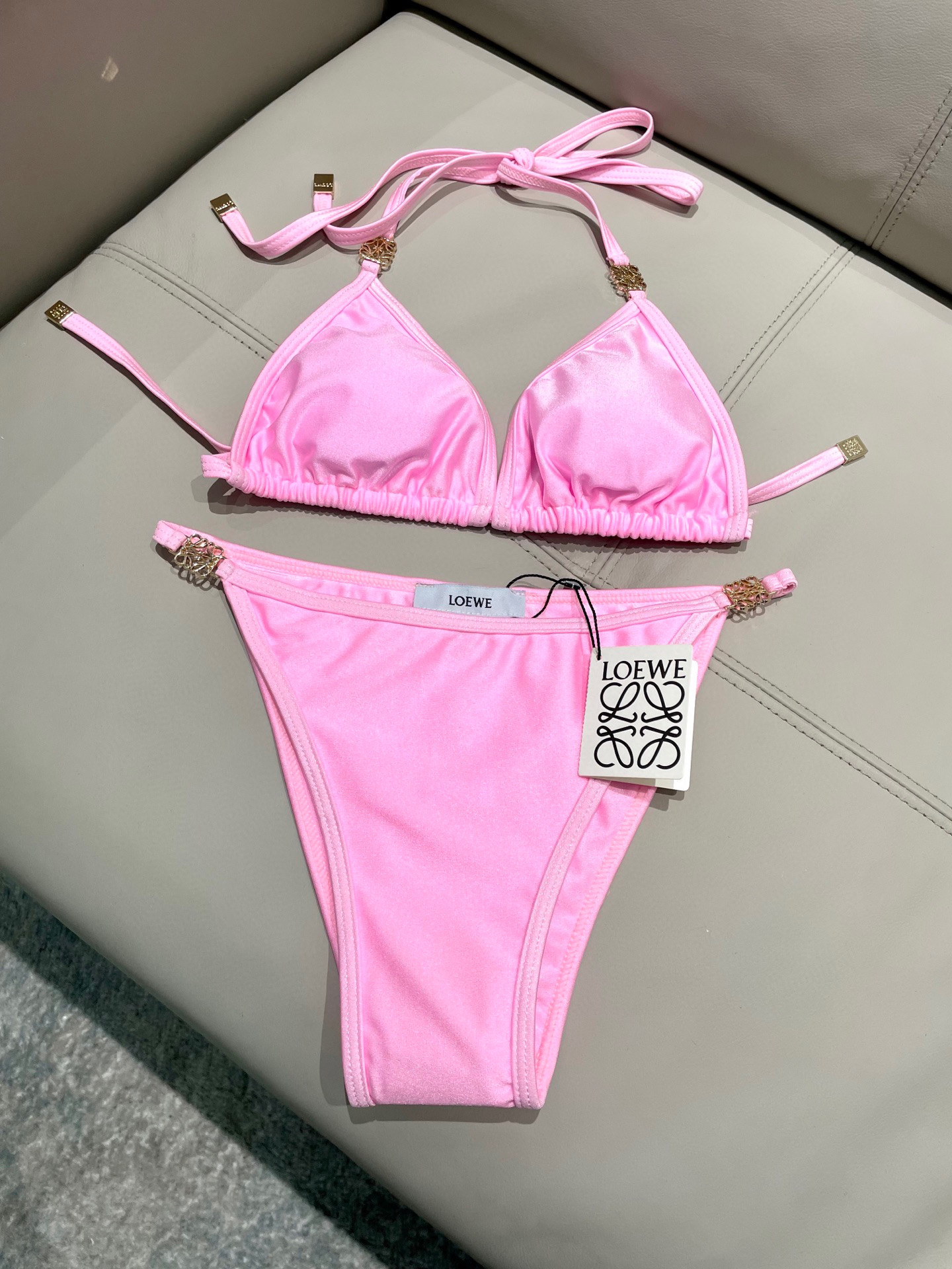 [TOP] LOEWE Bikini Swimsuit - Pink