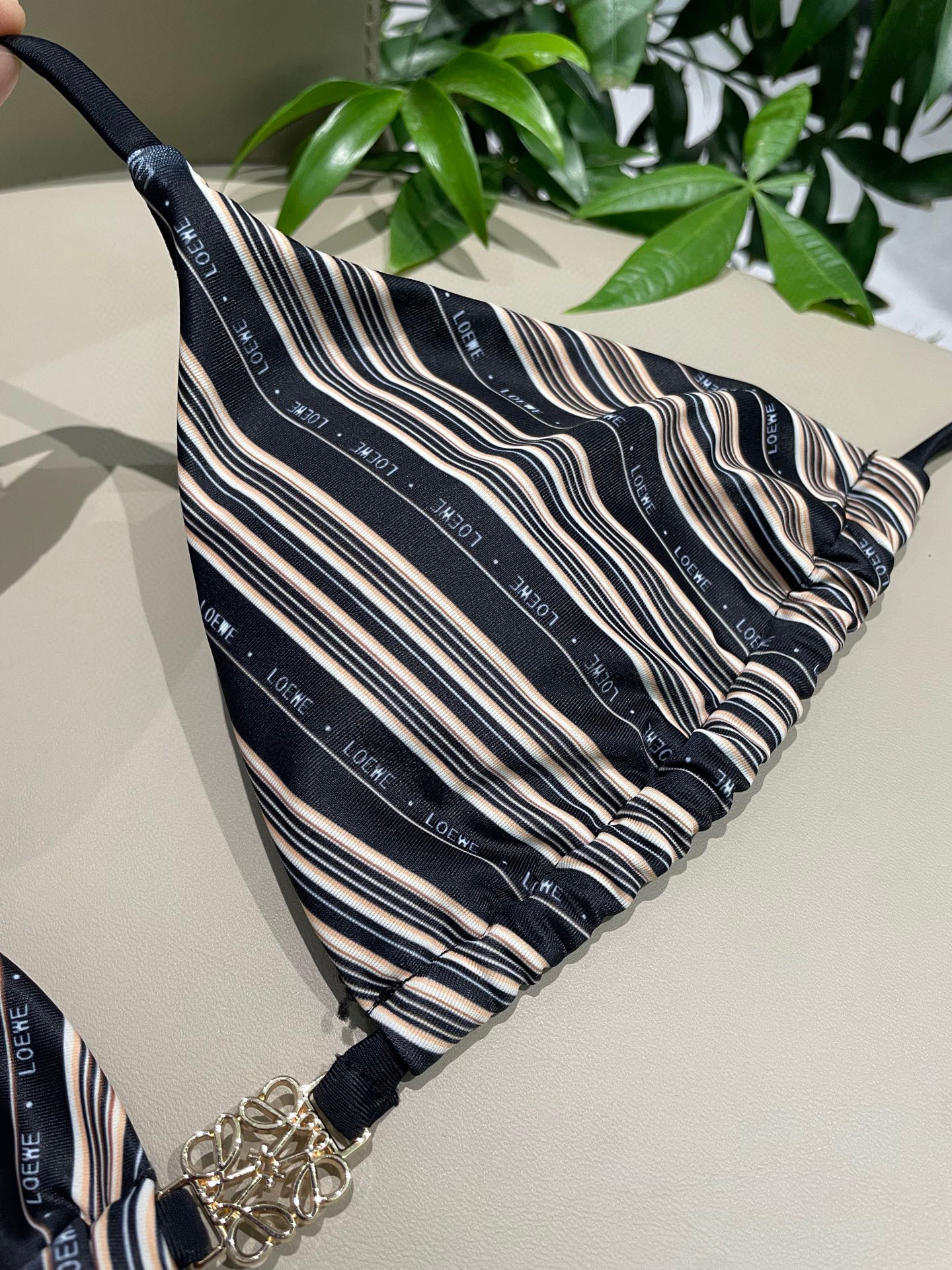 [TOP] LOEWE Bikini Swimsuit - Black