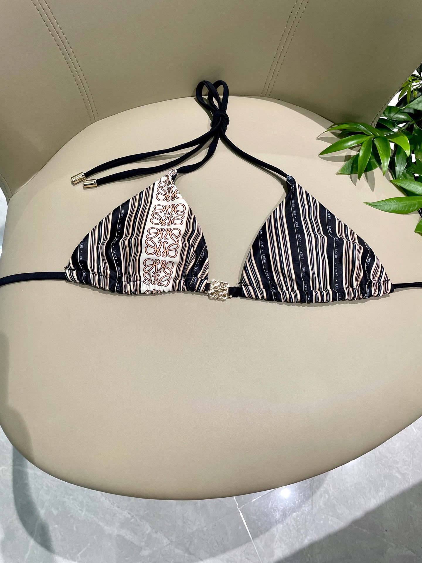 [TOP] LOEWE Bikini Swimsuit - Black