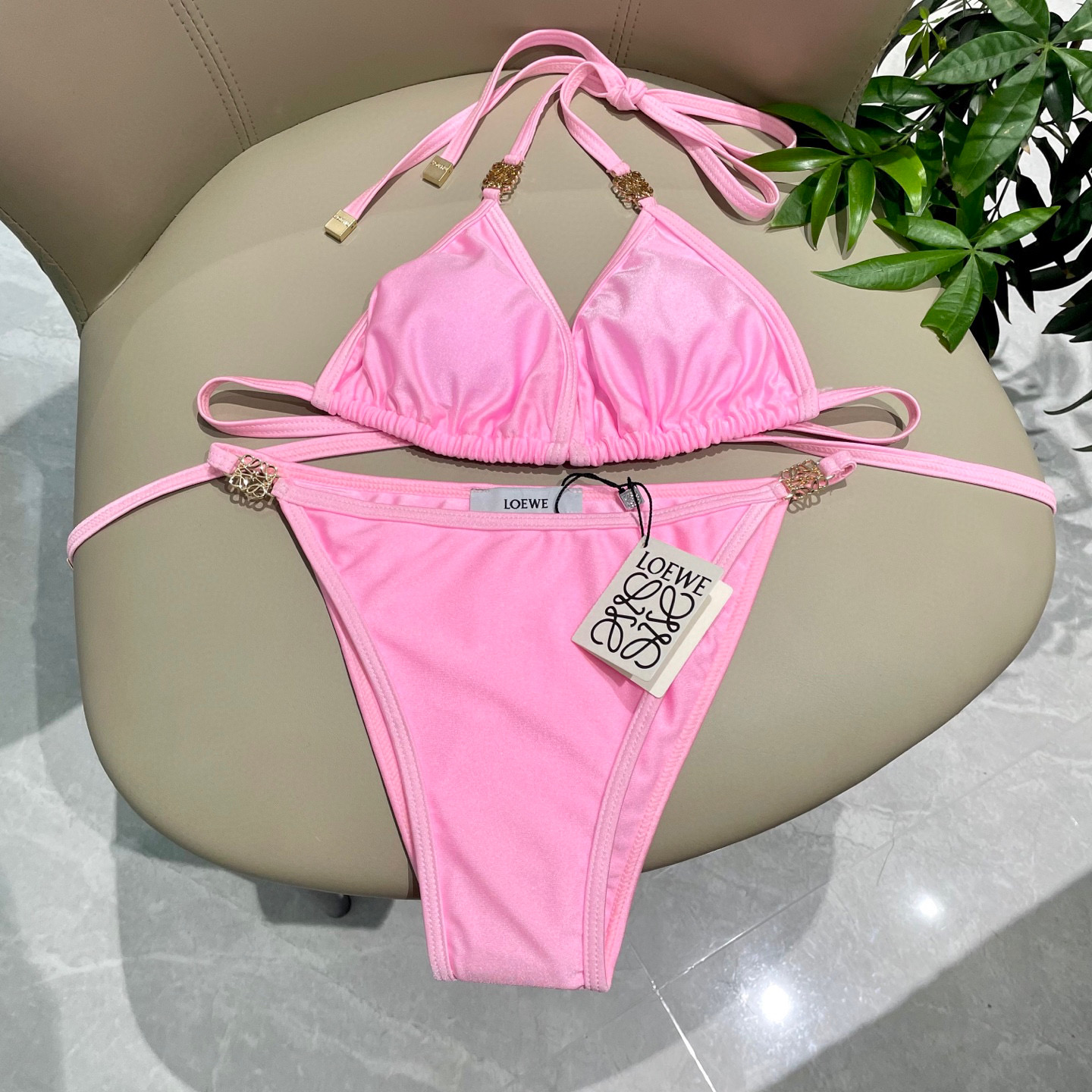 [TOP] LOEWE Bikini Swimsuit - Pink