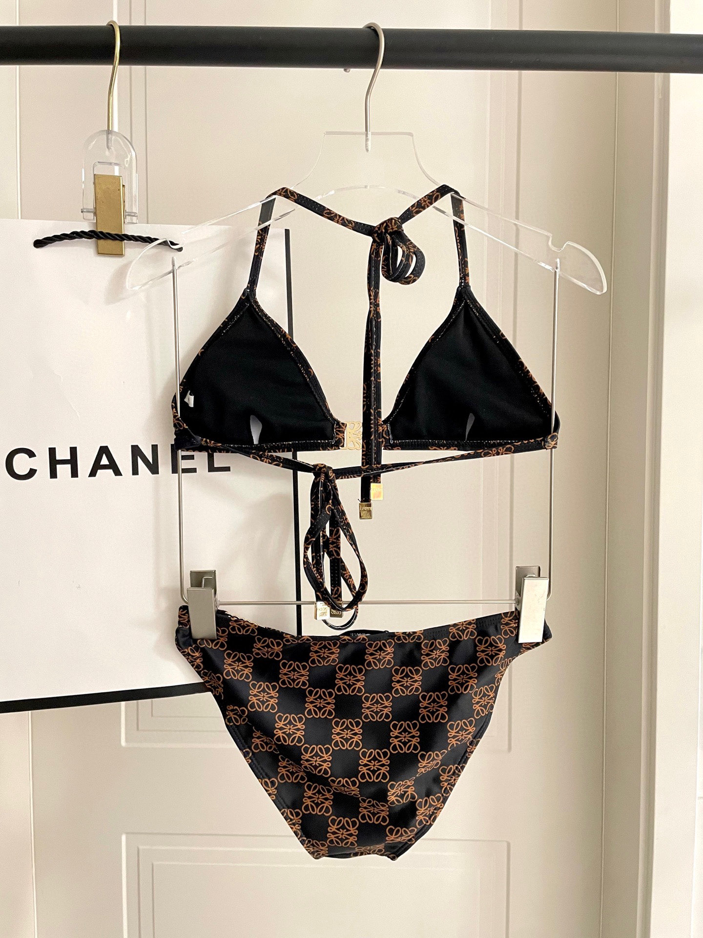 [TOP] LOEWE Bikini Swimsuit - Brown