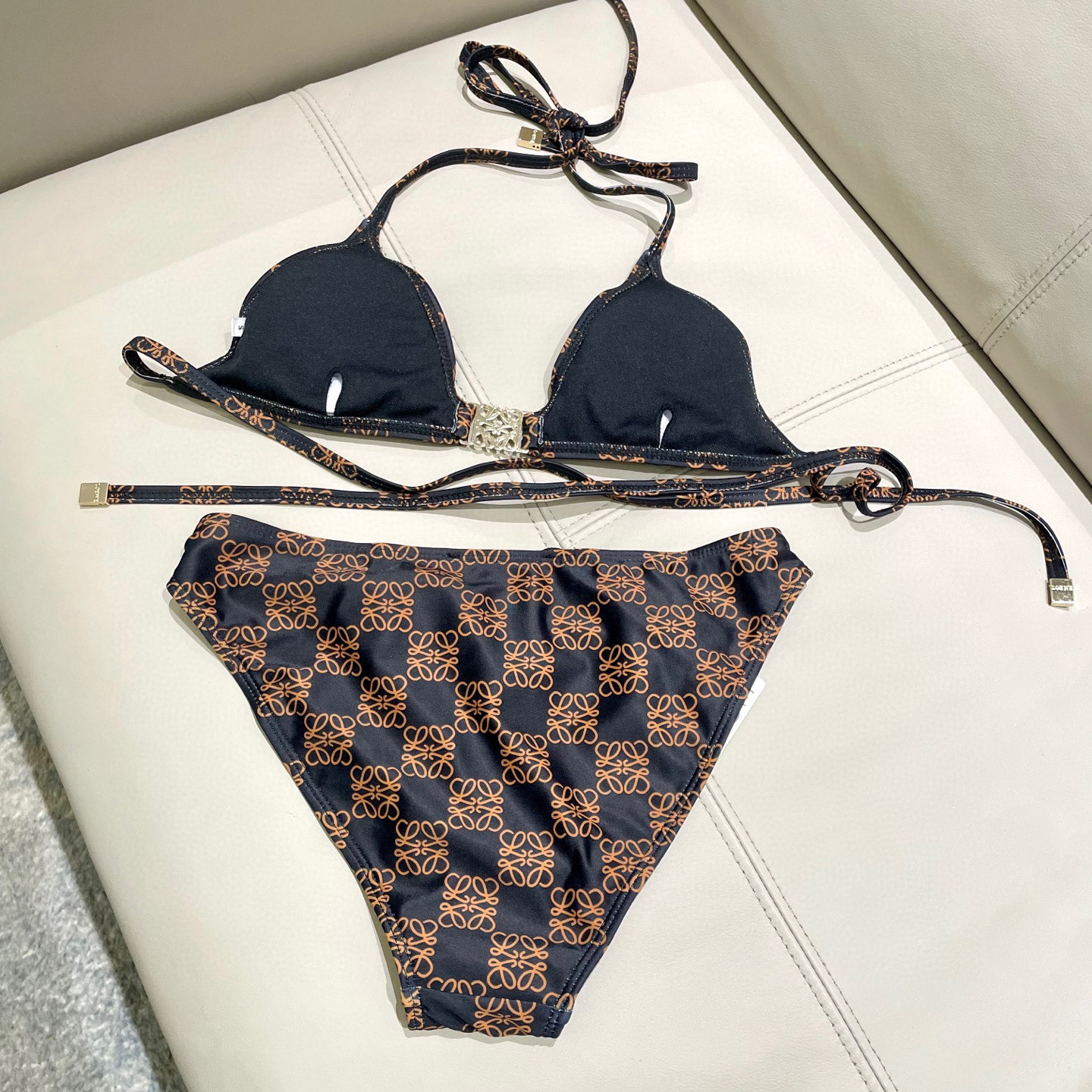 [TOP] LOEWE Bikini Swimsuit - Brown