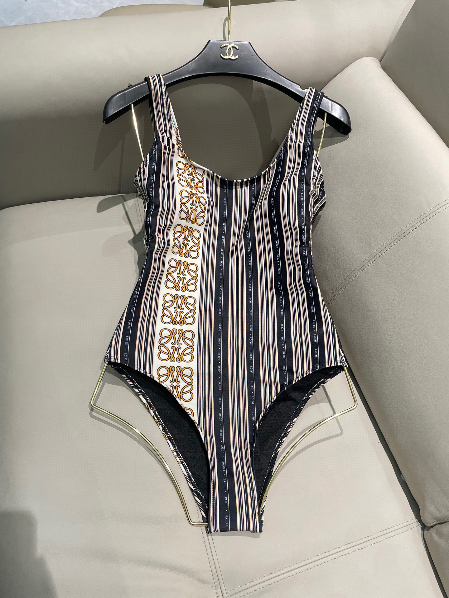[TOP] LOEWE One-Piece Swimsuit - Black