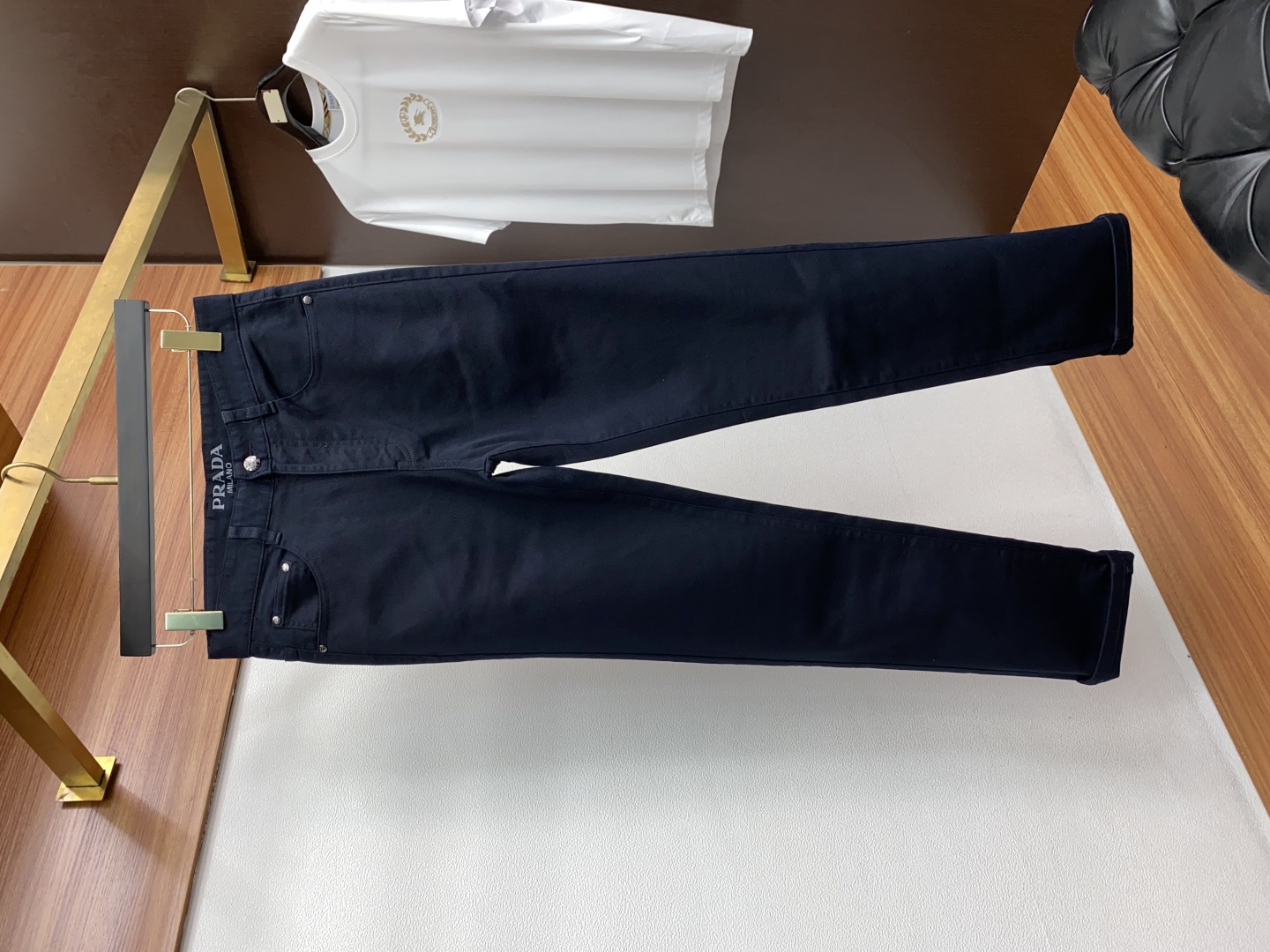 [TOP] PRADA Men's Jeans - Blue