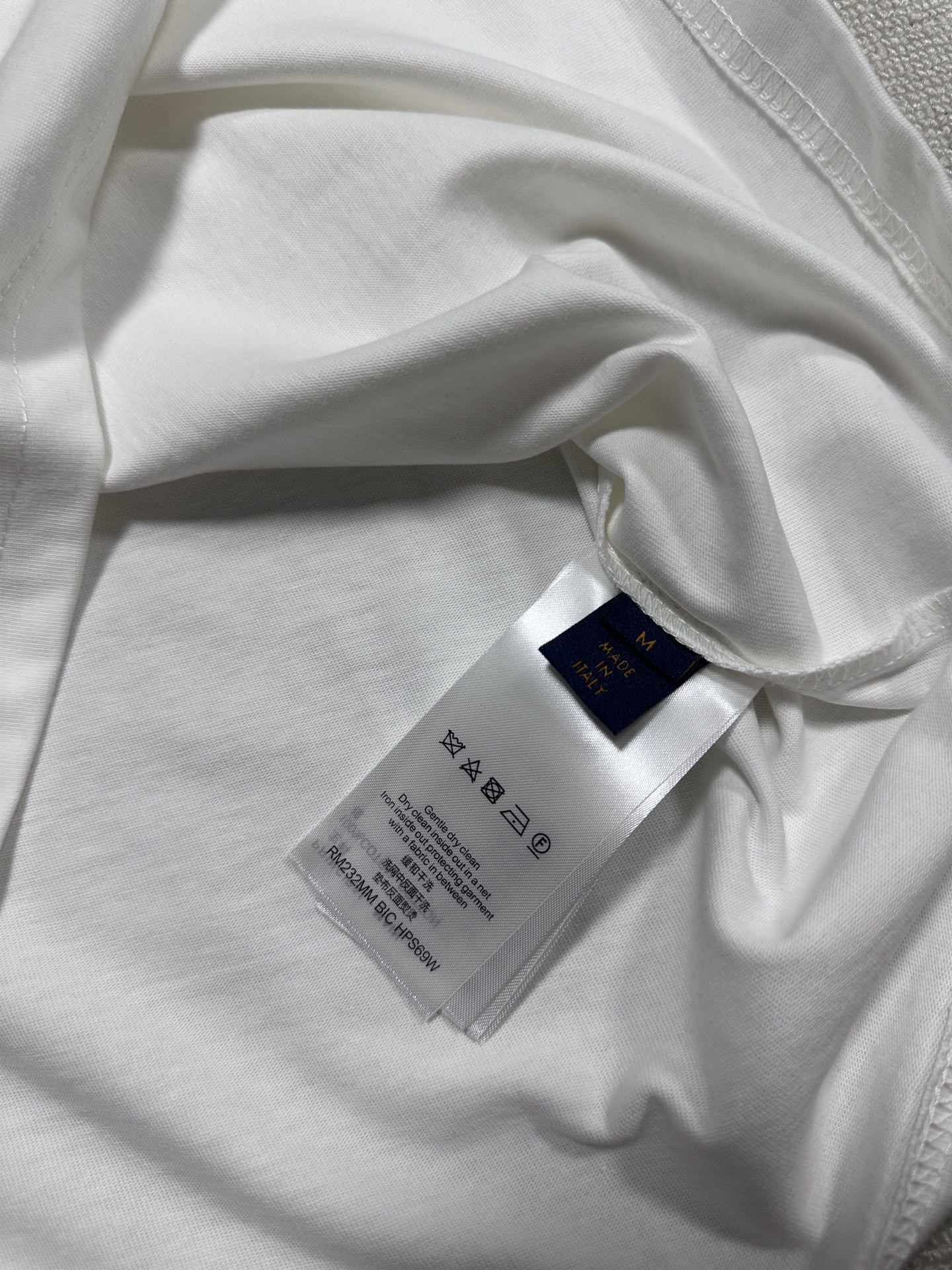 [TOP] Louis Vuitton LV Men's T-shirt - White