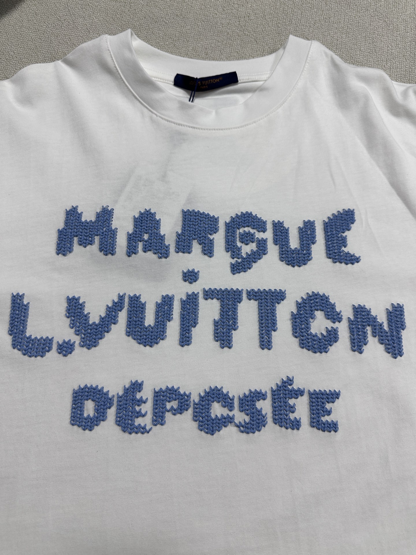 [TOP] Louis Vuitton LV Men's T-shirt - White