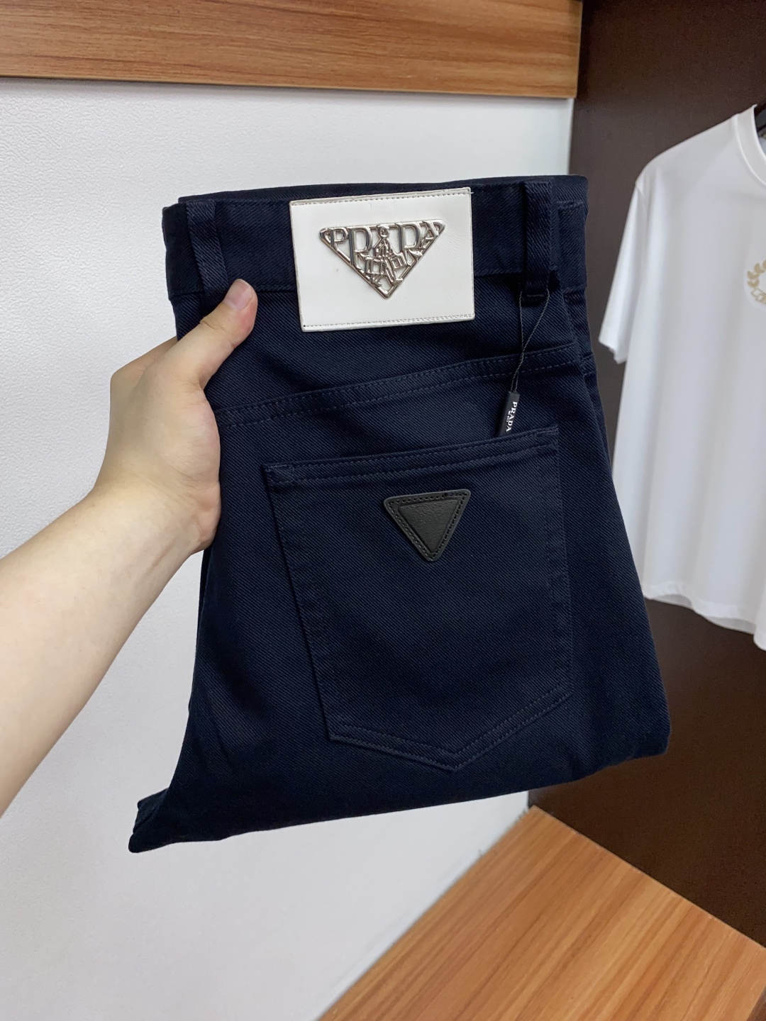 [TOP] PRADA Men's Jeans - Blue