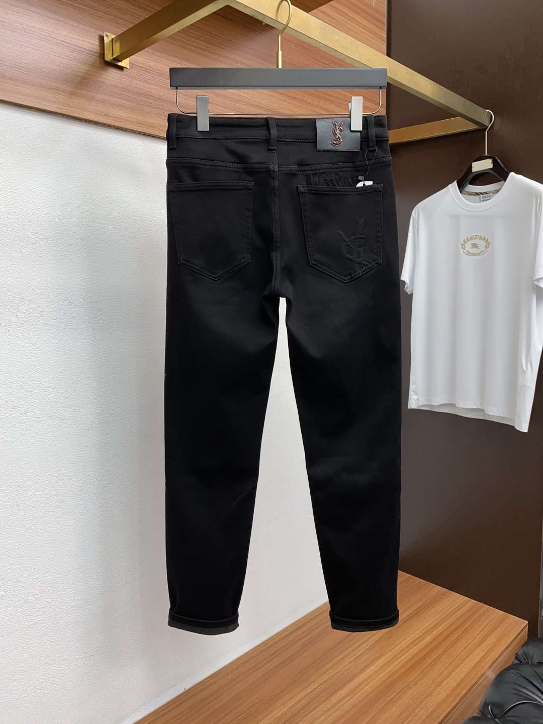 [TOP] Yves Saint Laurent YSL Men's Jeans - Black