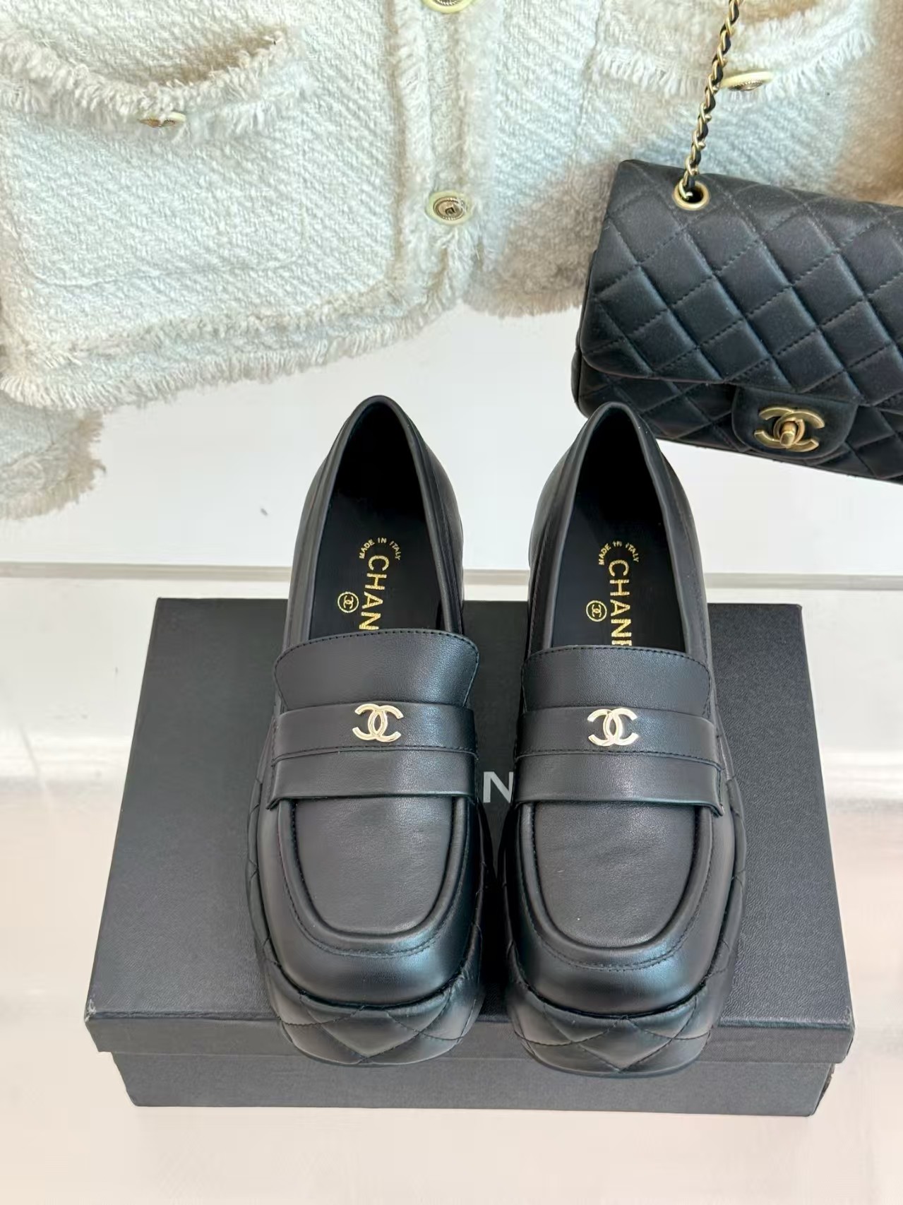 [TOP] CHANEL CC Shoes - Black