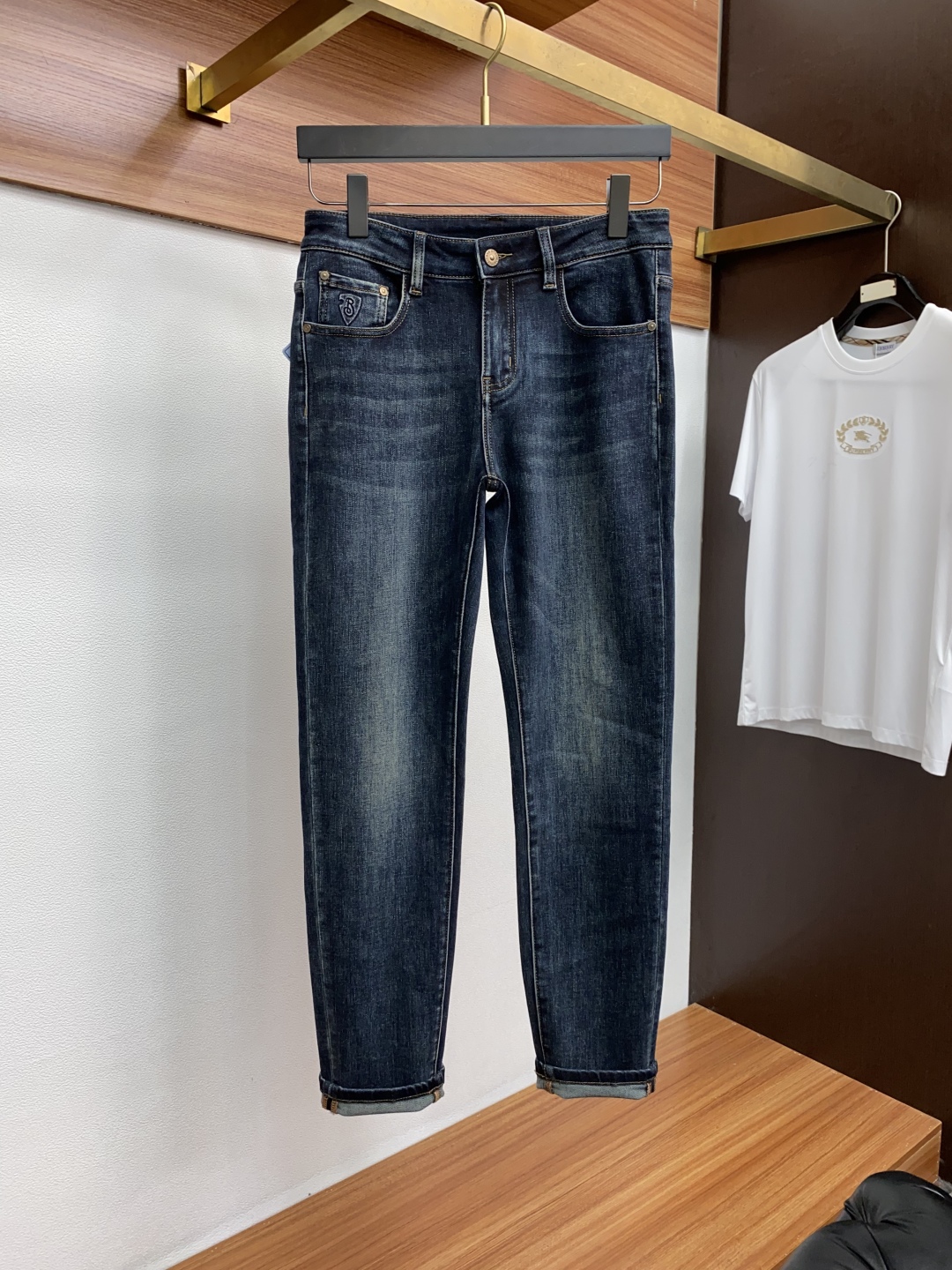 [TOP] BURBERRY Men's Jeans - Blue