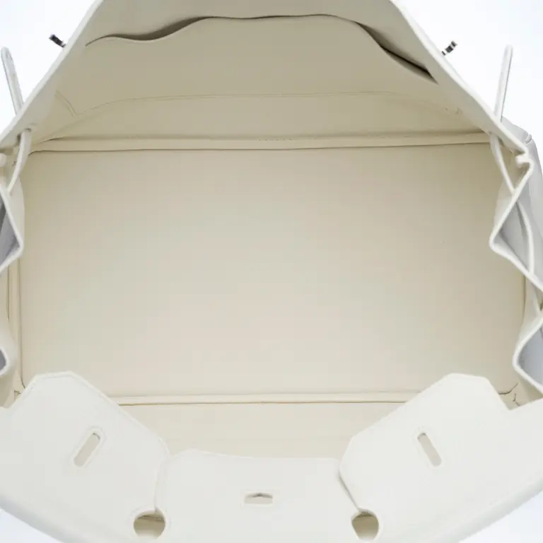 [TOP] HERMES Swift Birkin 25cm/30cm/35cm/40cm - Pure White