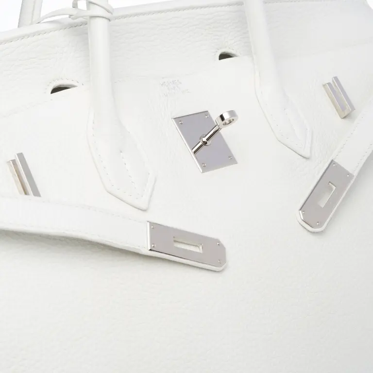[TOP] HERMES Swift Birkin 25cm/30cm/35cm/40cm - Pure White