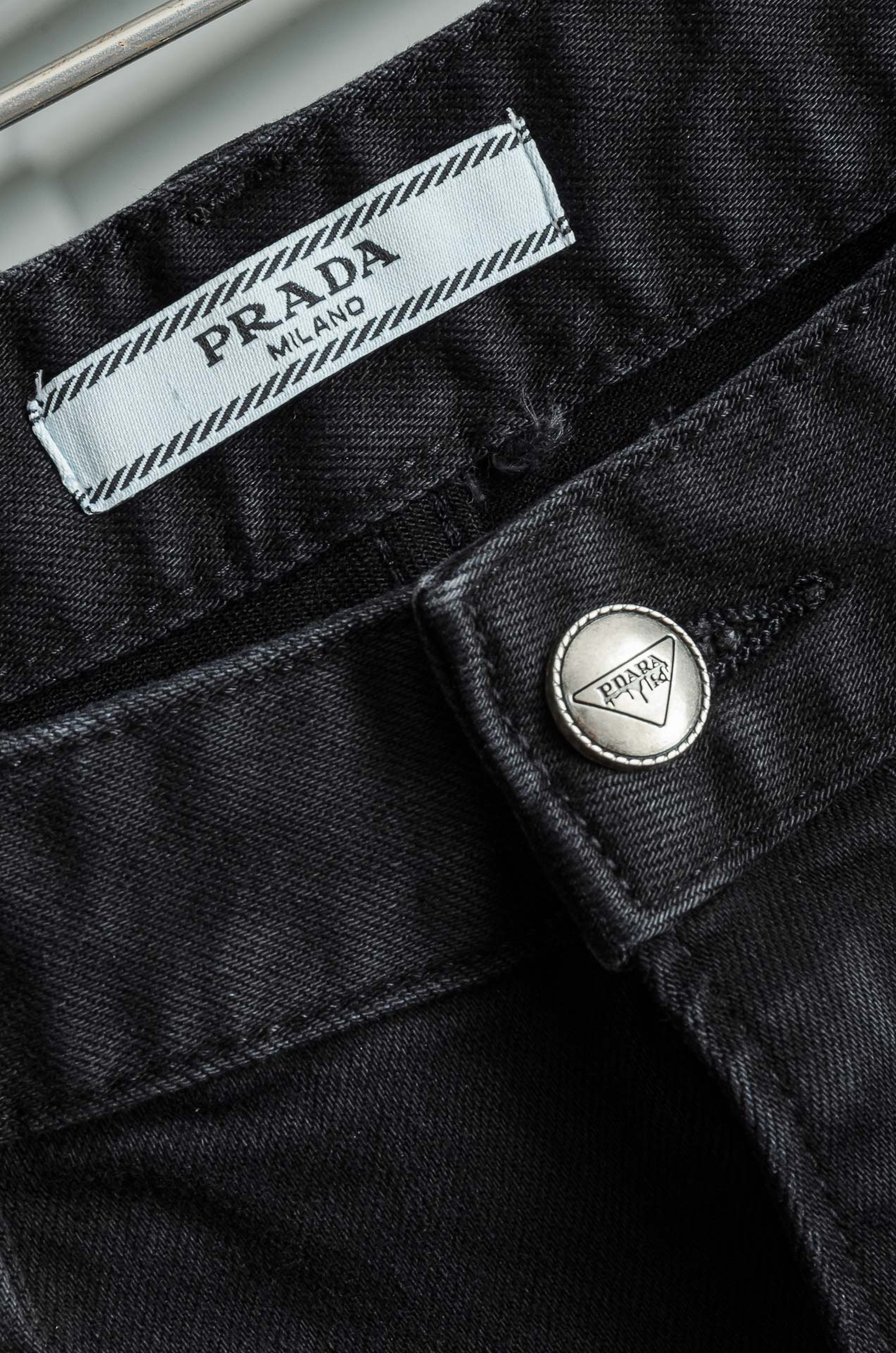 [TOP] PRADA Men's Jeans - Black