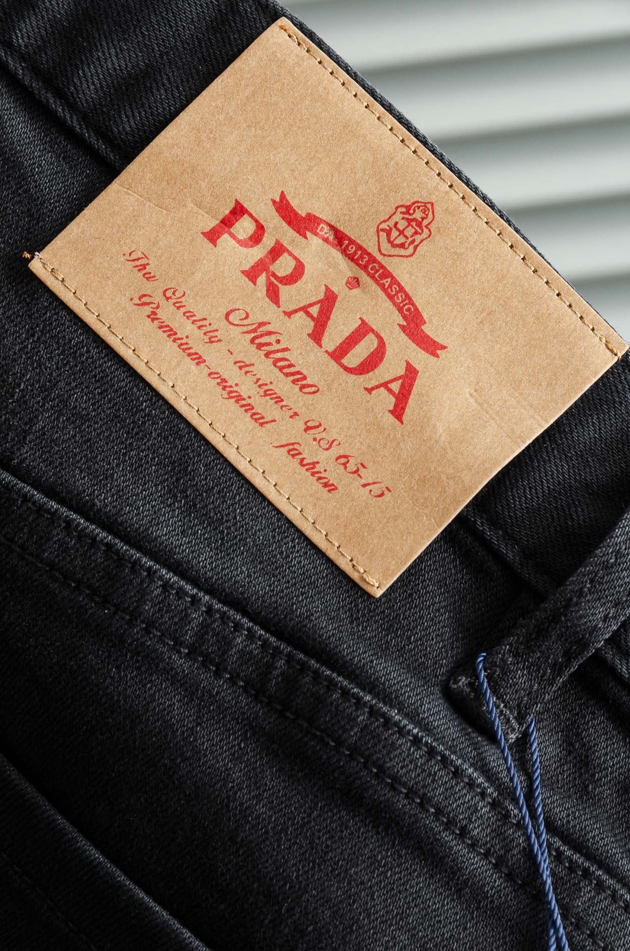 [TOP] PRADA Men's Jeans - Black