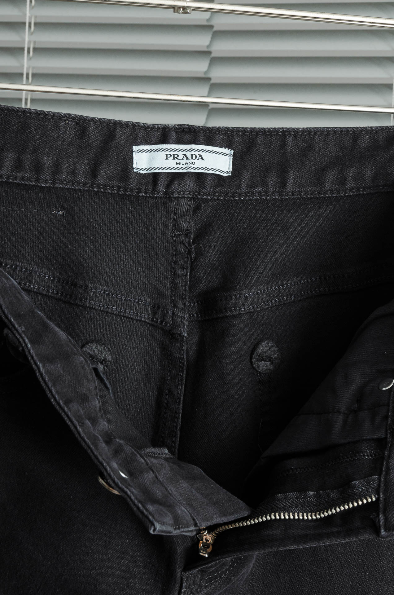 [TOP] PRADA Men's Jeans - Black