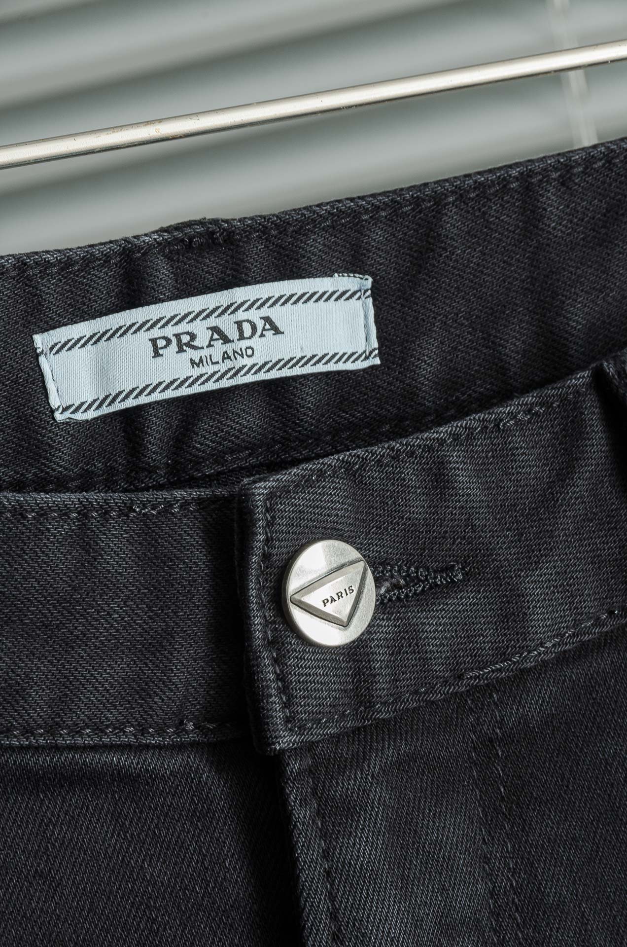 [TOP] PRADA Men's Jeans - Black
