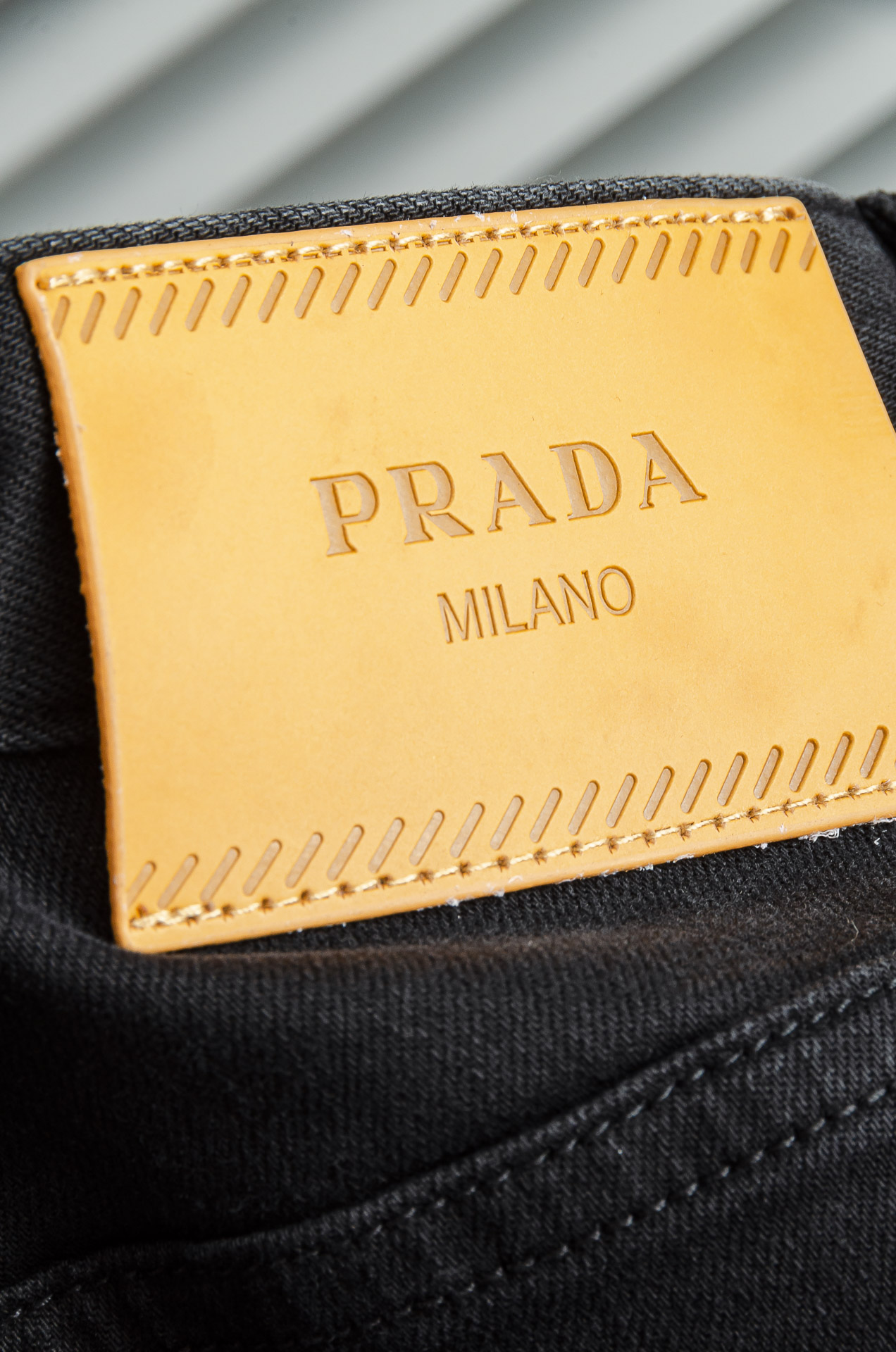 [TOP] PRADA Men's Jeans - Black