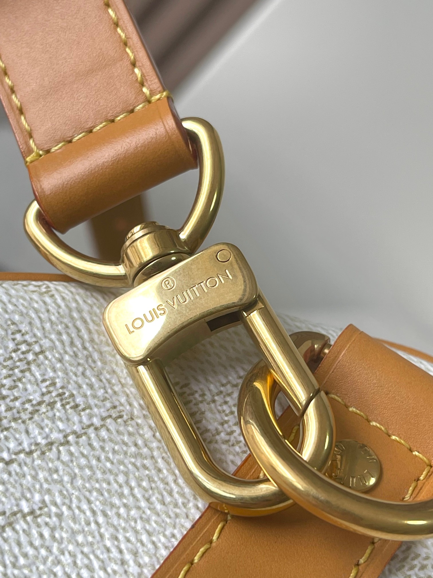 [TOP] Louis Vuitton LV Keepall 45 Travel Bag 45X27X20cm - White