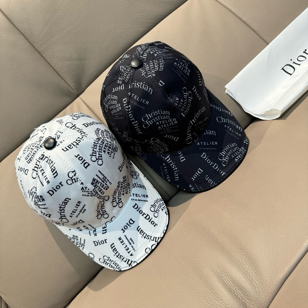 [TOP] Christian Dior Baseball Hat - 2 Colors