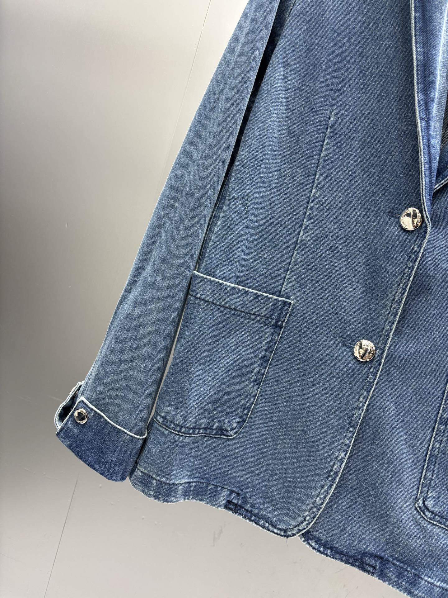 [TOP] Yves Saint Laurent YSL Denim Jacket - Blue