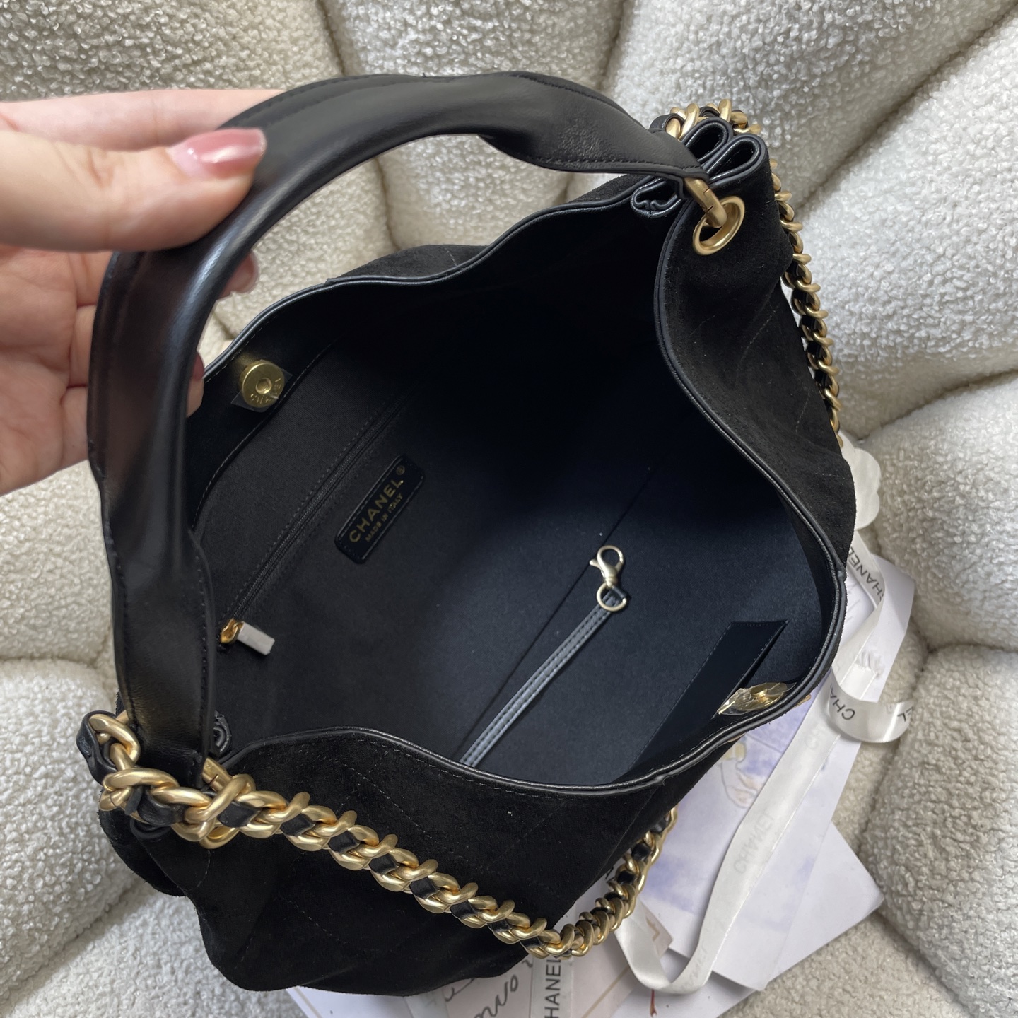 [TOP] CHANEL Hobo Bag 32*28*10cm - 3 Colour