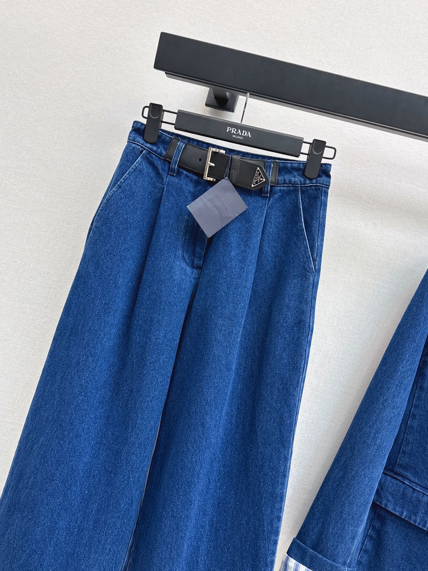 [TOP] Prada Denim Jacket + Pants Set - Blue