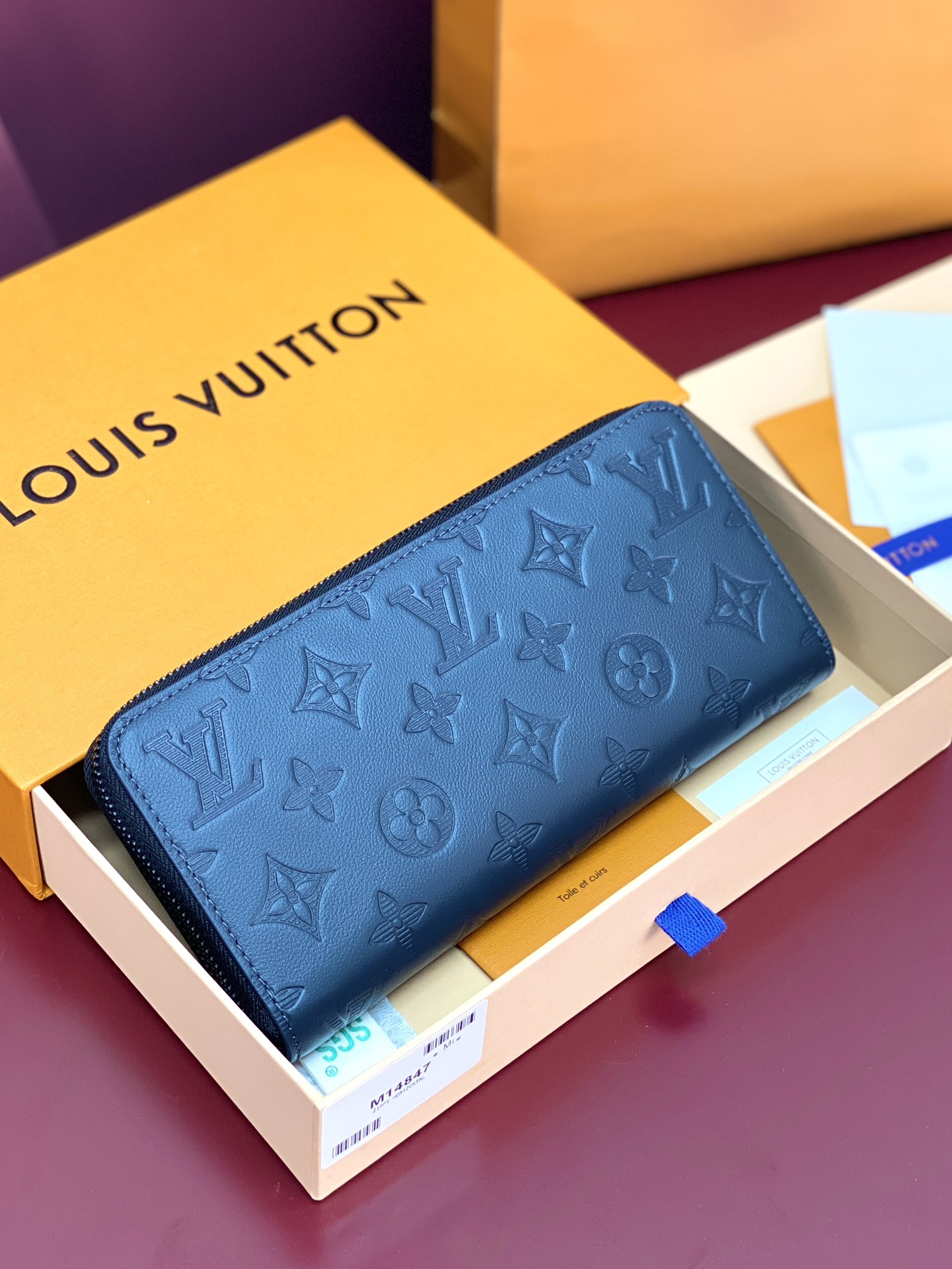 [TOP] Louis Vuitton LV Zippy Wallet Monogram 19.5x10.5x2.5cm - 2 Colors