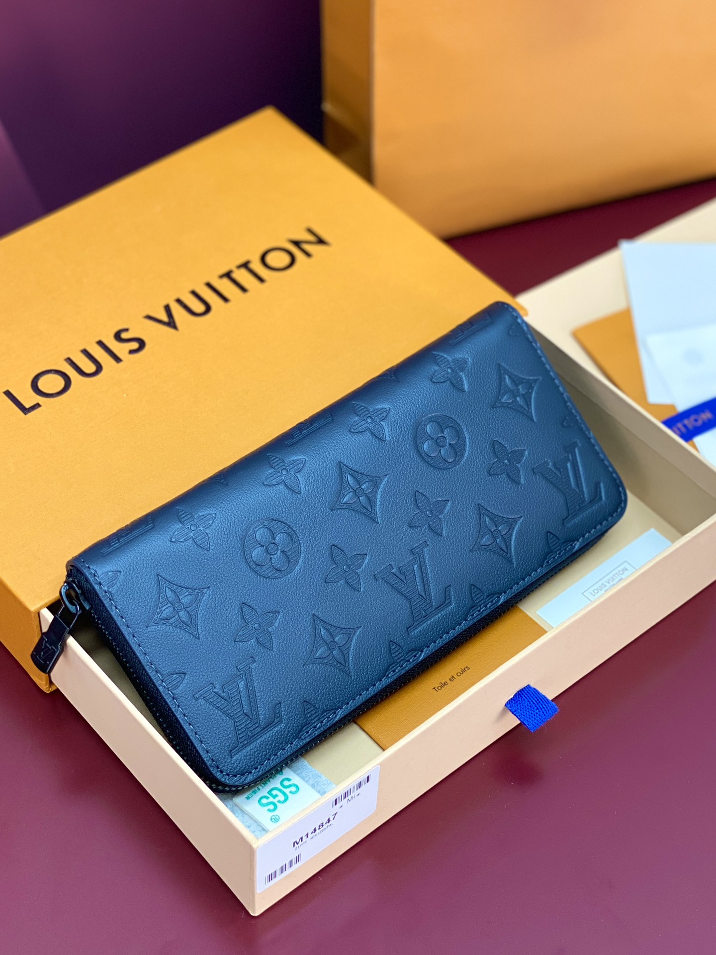 [TOP] Louis Vuitton LV Zippy Wallet Monogram 19.5x10.5x2.5cm - 2 Colors