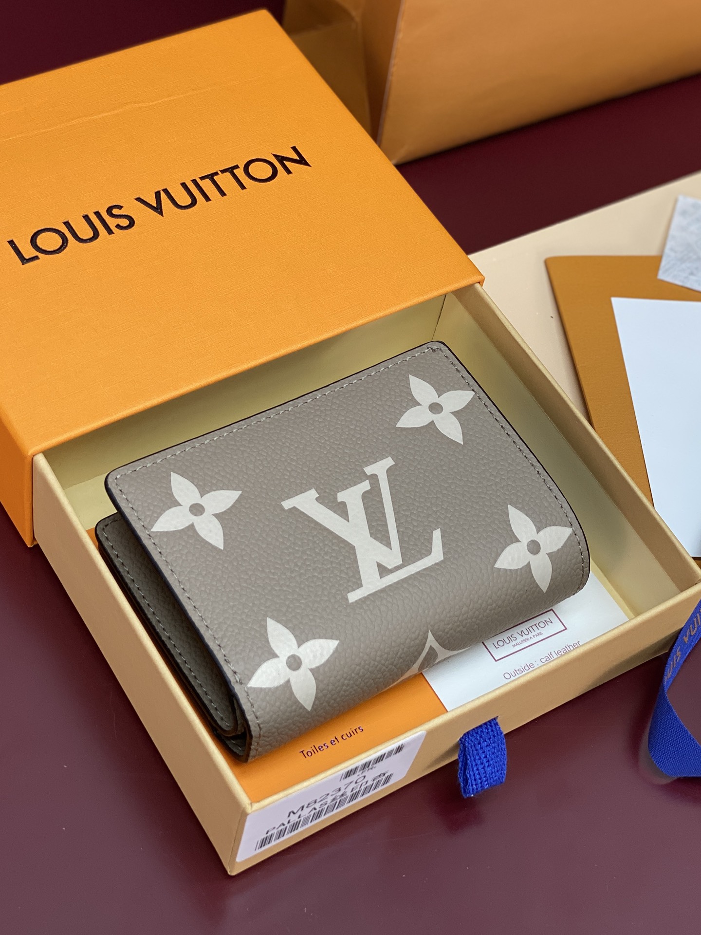 [TOP] Louis Vuitton LV Cléa Wallet Monogram Empreinte Calfskin 11x8.5x3.5cm - 5 Color