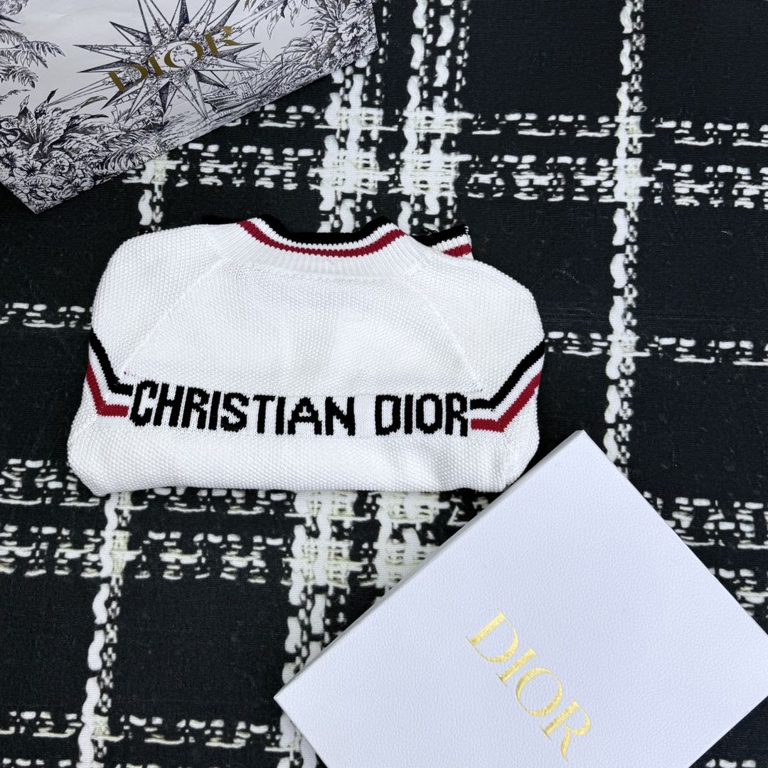 [TOP] Christian Dior Knit Top - White
