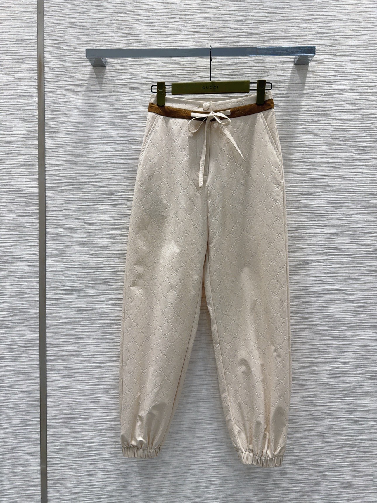 [TOP] GUCCI GG Jacket + Pants Set  - Beige