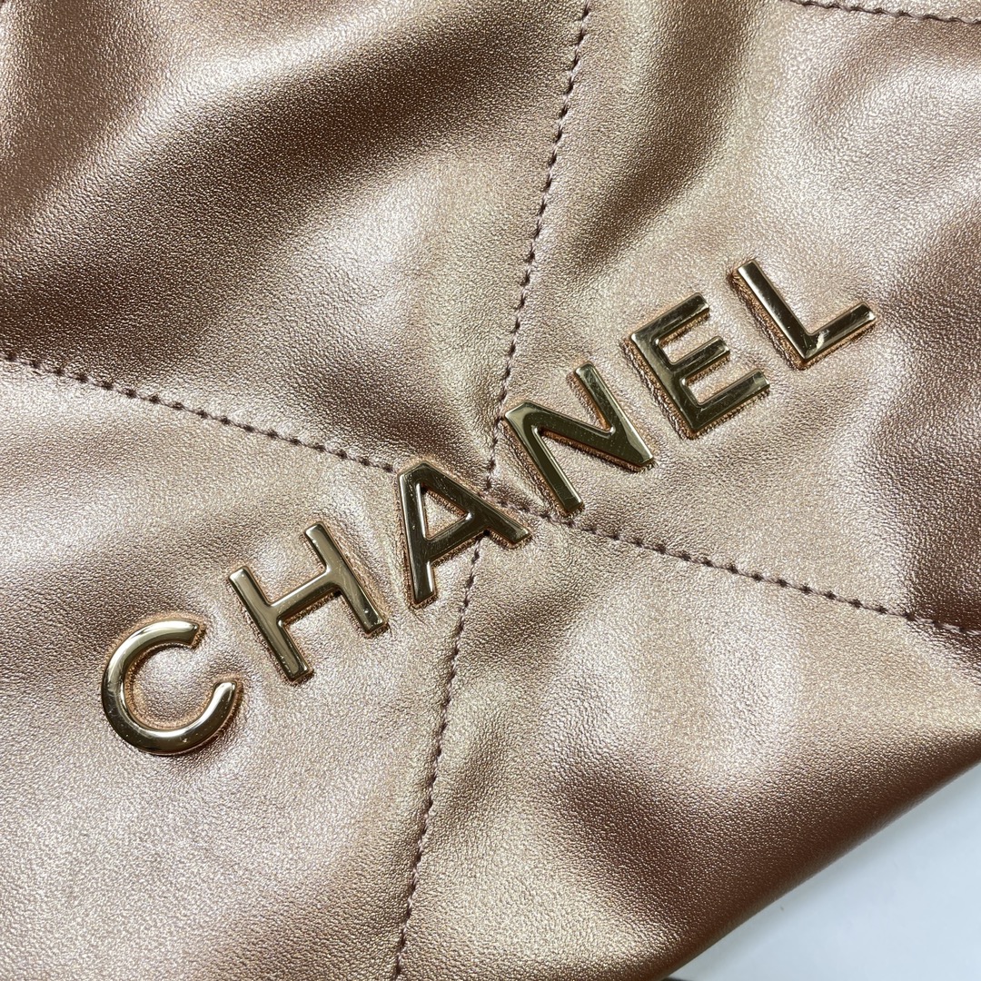 [TOP] CHANEL 22 Bag Shiny 19x20x6cm - Pink