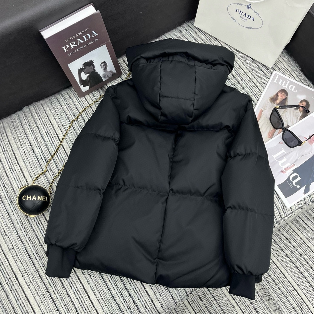 Only One [TOP] PRADA Cotton-padded Coat - Black - No refund or exchange