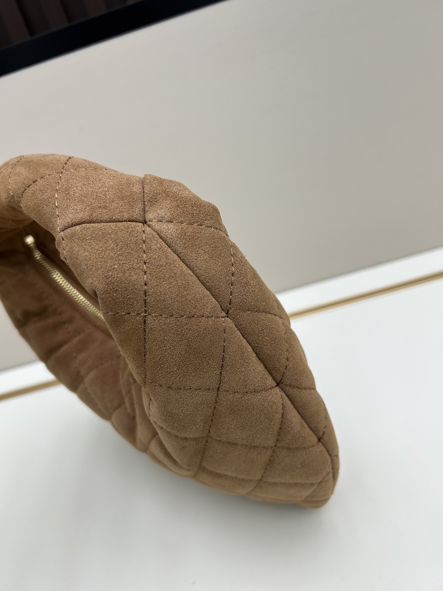 [TOP] Yves Saint Laurent YSL ICARE Baby Suede Nappa Bag 17×13×3cm - Brown