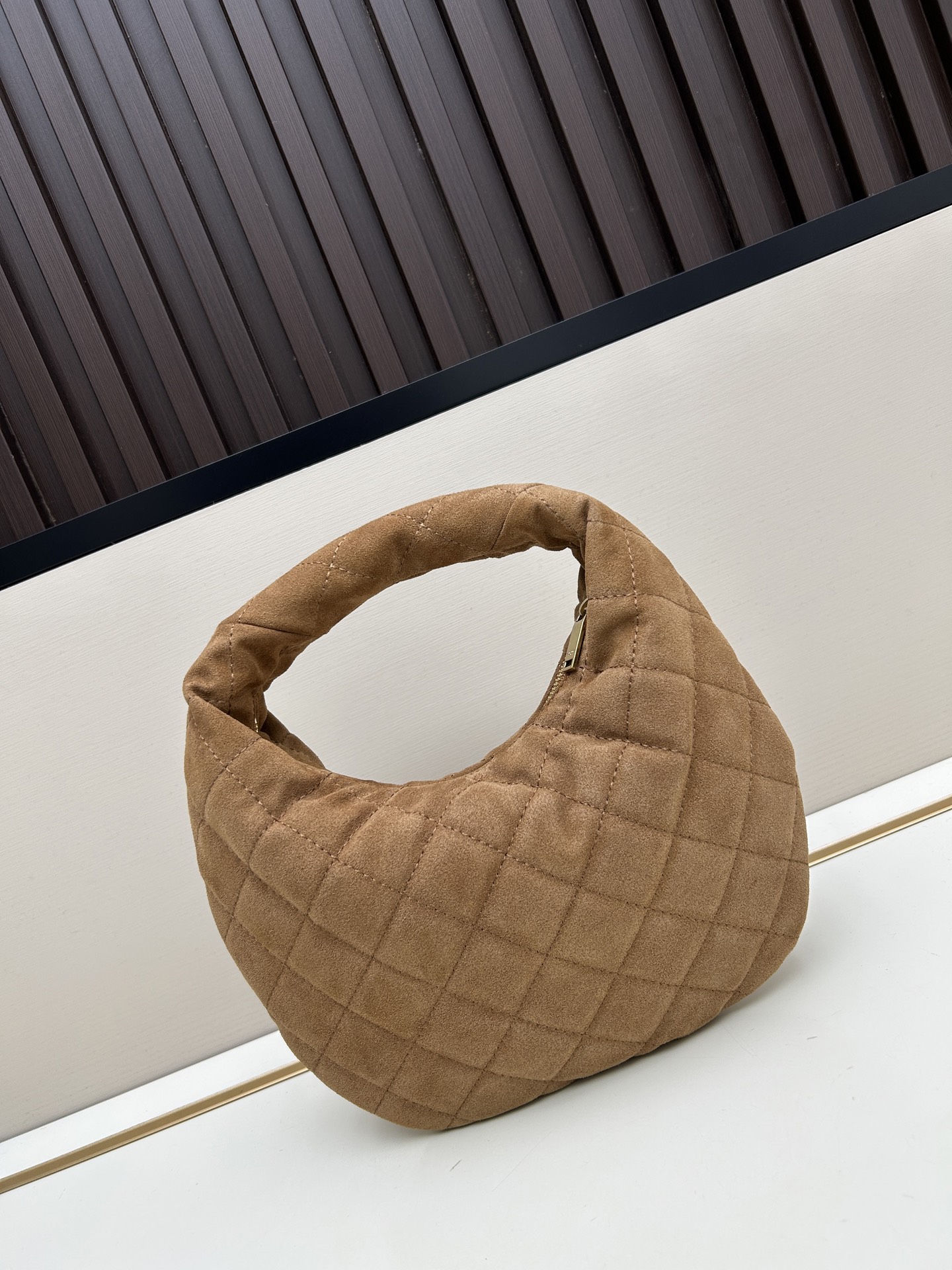 [TOP] Yves Saint Laurent YSL ICARE Baby Suede Nappa Bag 17×13×3cm - Brown