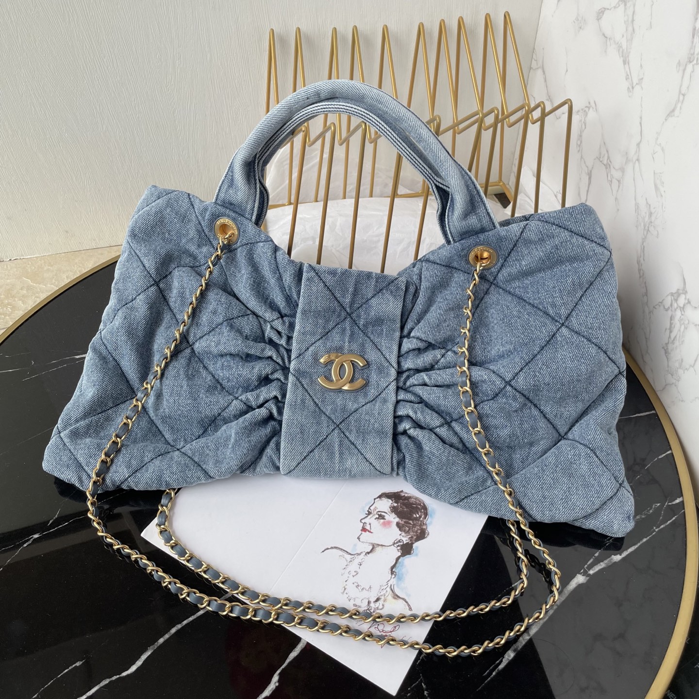 [TOP] CHANEL Bow Bag 29x38x5cm - 4 Color