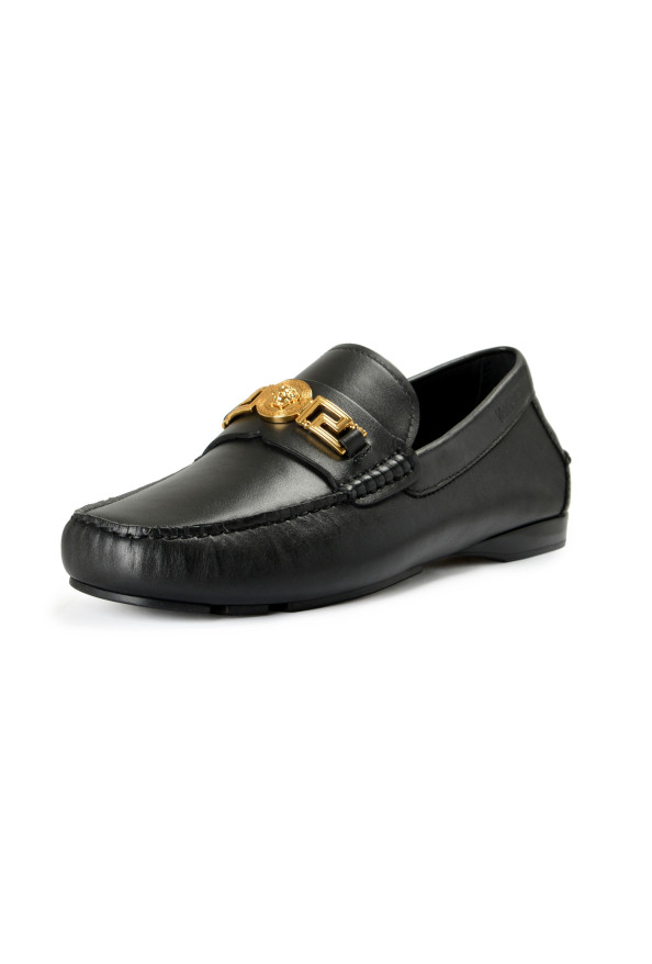 [TOP] VERSACE Men's Business Leather Shoes - Black