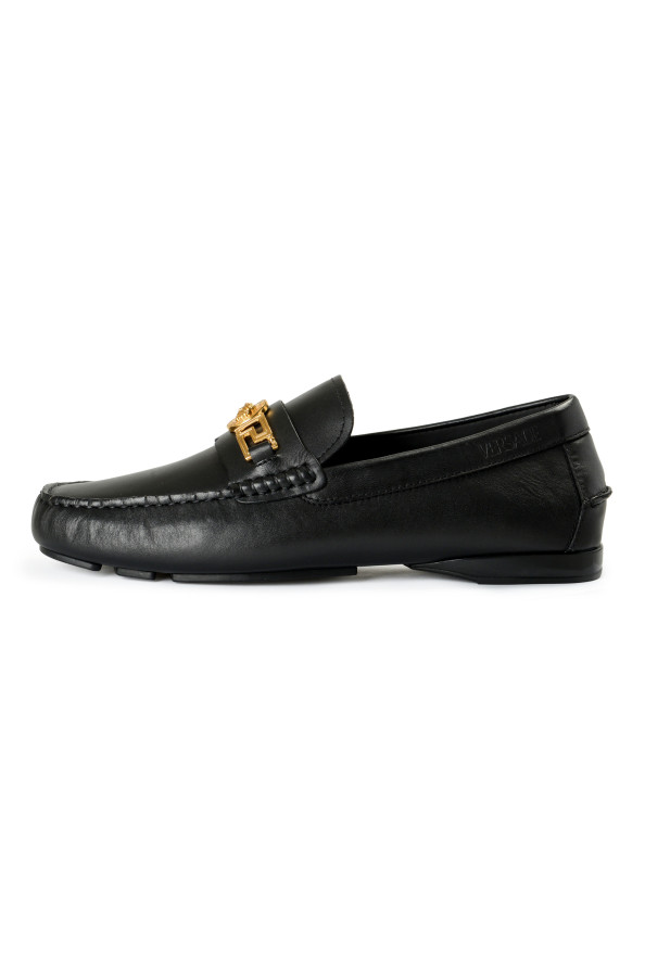 [TOP] VERSACE Men's Business Leather Shoes - Black